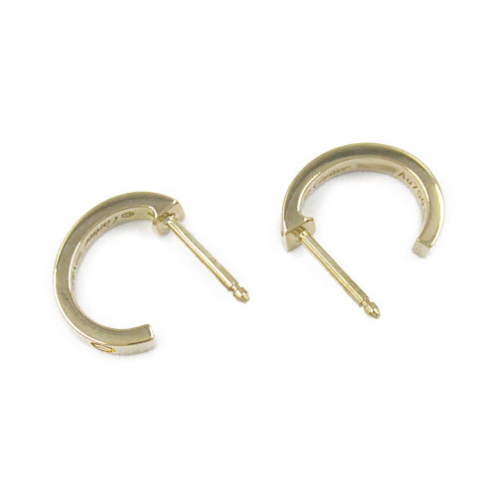 Cartier Cartier Mini Love Earrings K18 (Yellow Gold) Gold Size ONE SIZE - 3 Thumbnail