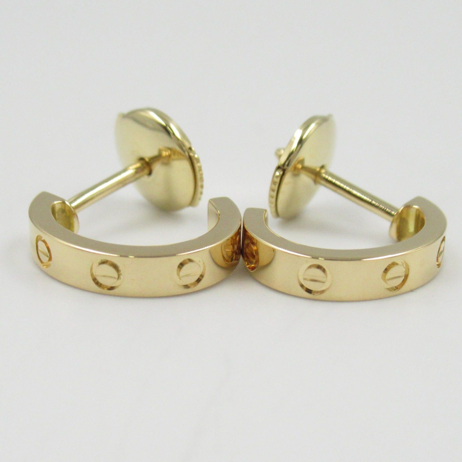 Cartier Cartier Mini Love Earrings K18 (Yellow Gold) Gold Size ONE SIZE - 7 Thumbnail