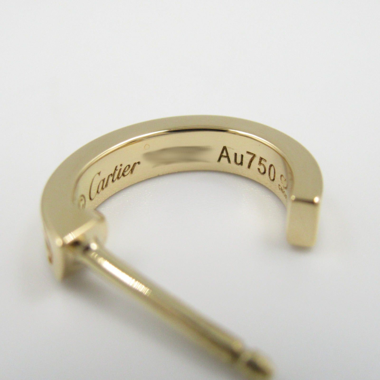 Cartier Cartier Mini Love Earrings K18 (Yellow Gold) Gold Size ONE SIZE - 6 Thumbnail