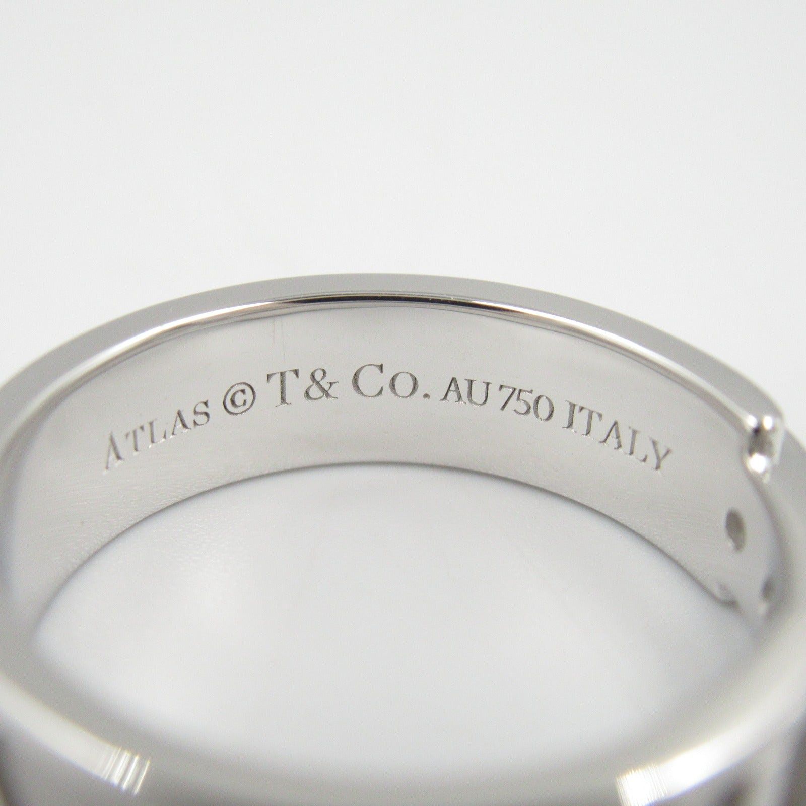 Tiffany & Co. Tiffany Co Atlas 3P Diamond Ring K18Wg (White Gold) Clear Size ONE SIZE - 4 Thumbnail