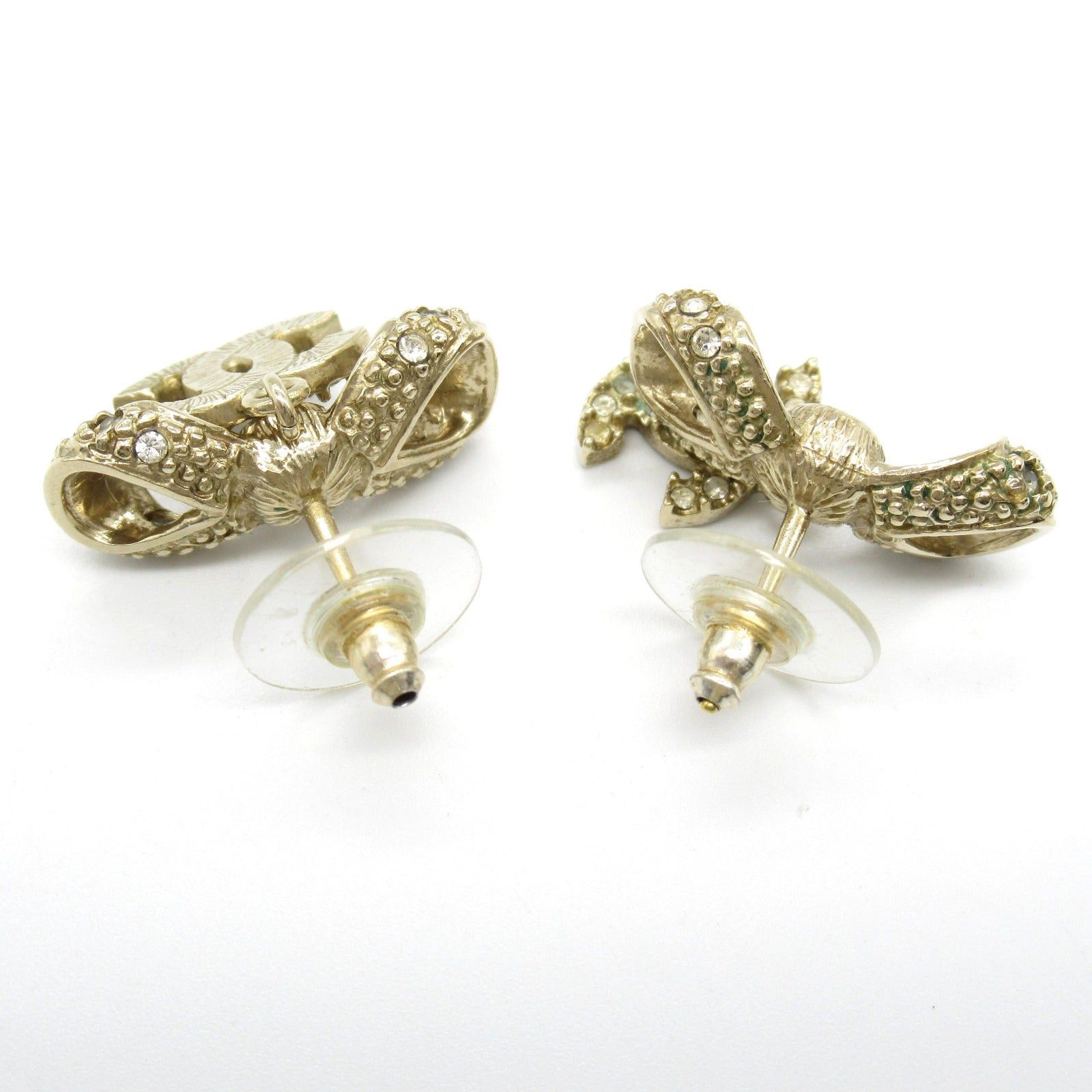 Chanel Chanel Coco Mark Earrings Gp (Gold Plated) Gold Champagne Size ONE SIZE - 2 Thumbnail