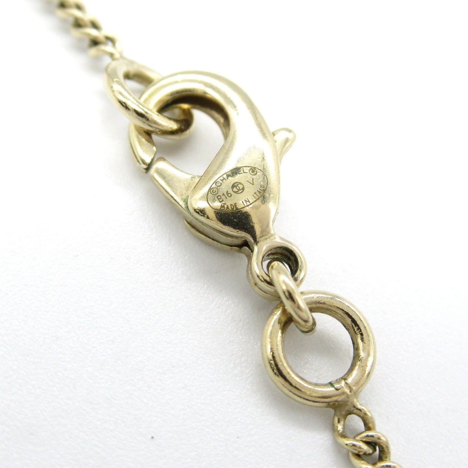 Chanel Chanel Coco Mark Necklace Gp (Gold Plated) Gold Champagne Size ONE SIZE - 4 Thumbnail