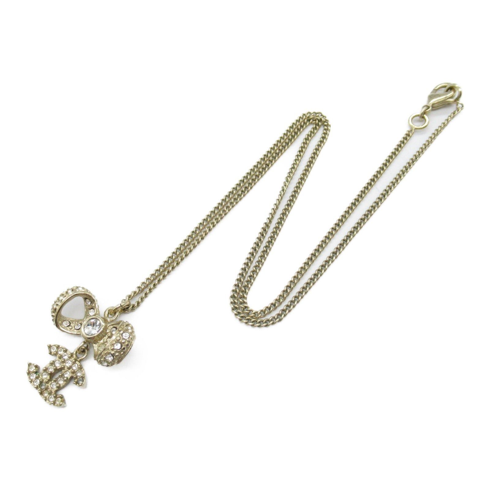 Chanel Chanel Coco Mark Necklace Gp (Gold Plated) Gold Champagne Size ONE SIZE - 3 Thumbnail