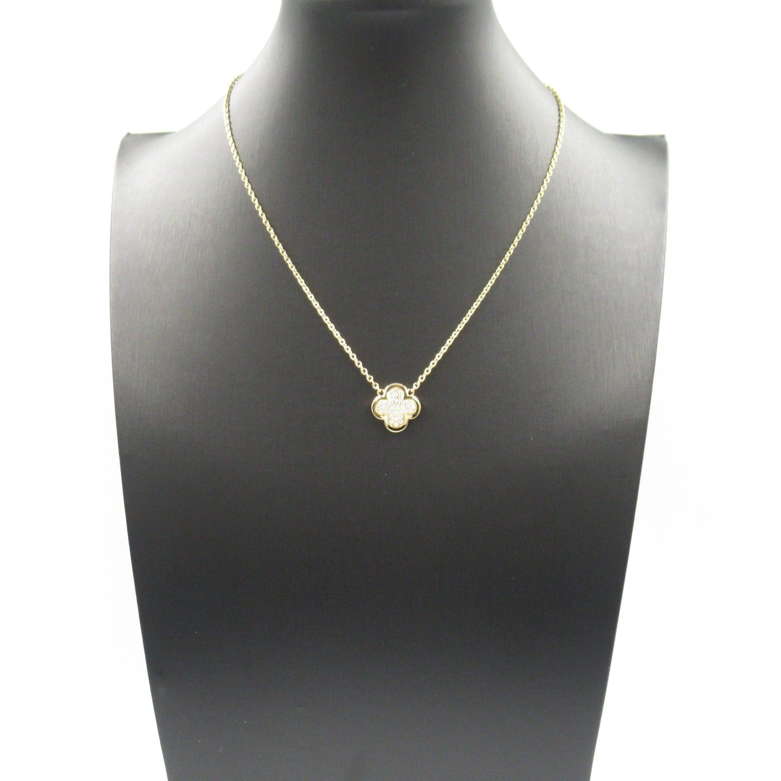 Van Cleef & Arpels Van Cleef Arpels Pure Alhambra Diamond Necklace K18 (Yellow Gold) Clear Size ONE SIZE - 7 Thumbnail