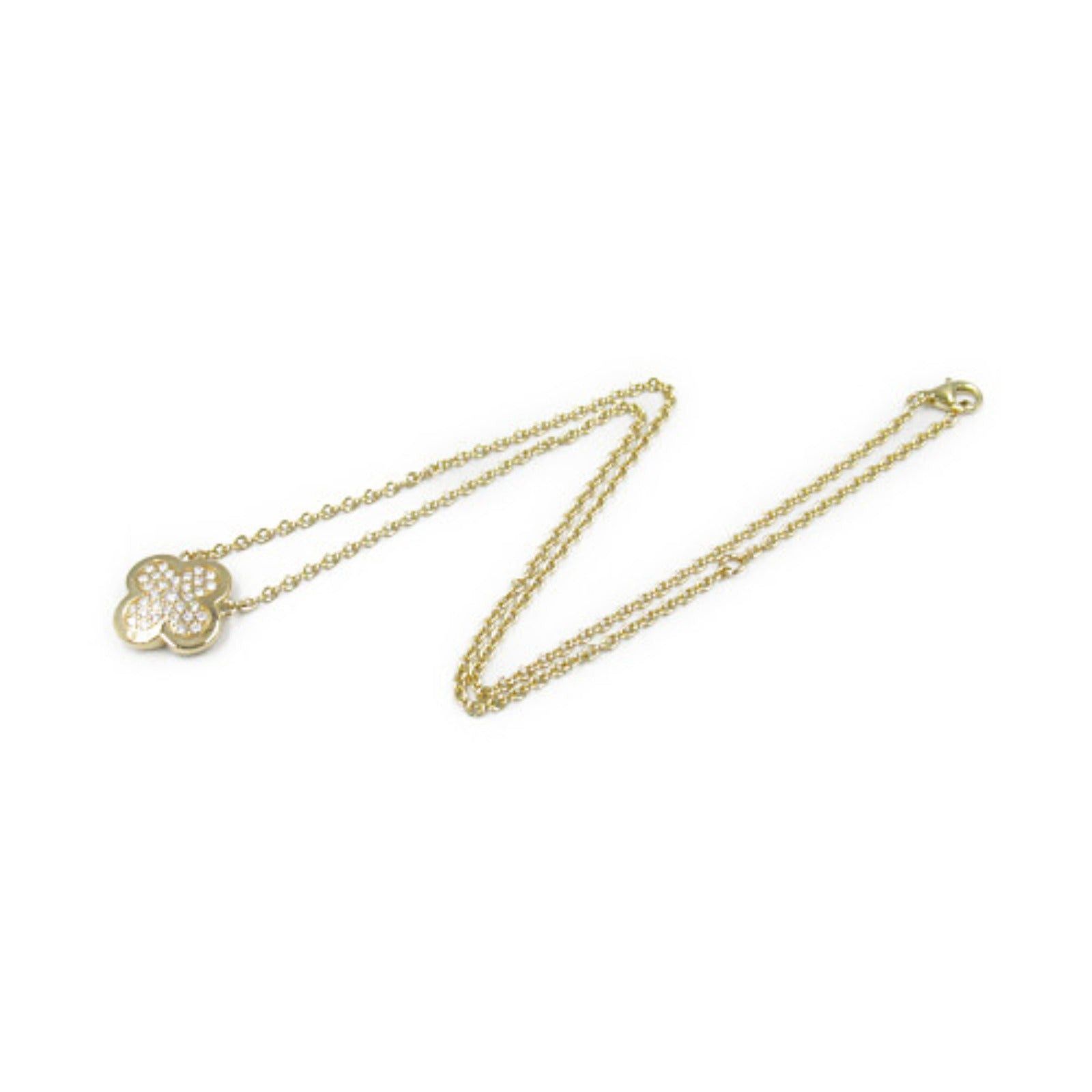 Van Cleef & Arpels Van Cleef Arpels Pure Alhambra Diamond Necklace K18 (Yellow Gold) Clear Size ONE SIZE - 3 Thumbnail