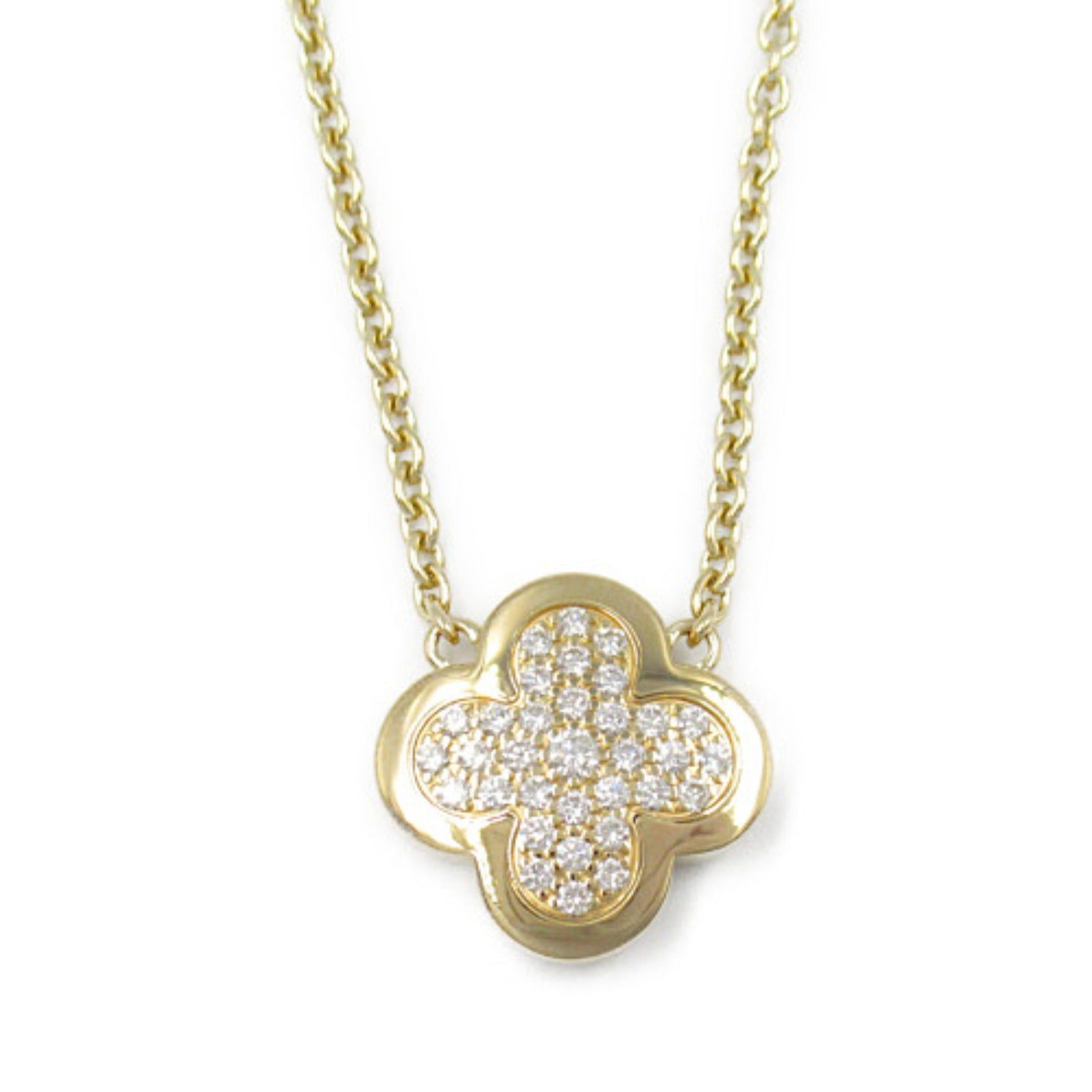 Van Cleef & Arpels Van Cleef Arpels Pure Alhambra Diamond Necklace K18 (Yellow Gold) Clear Size ONE SIZE - 2 Thumbnail