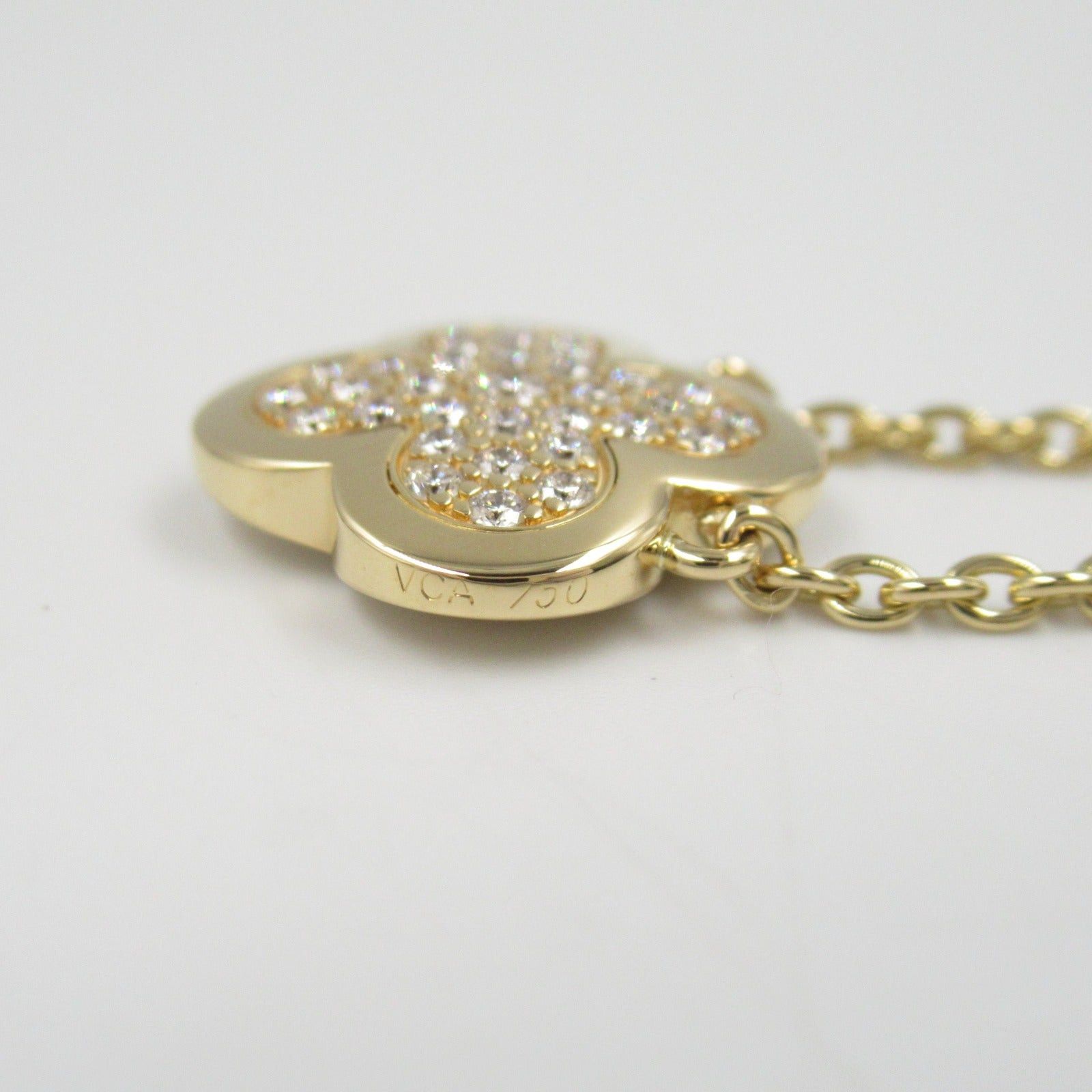 Van Cleef & Arpels Van Cleef Arpels Pure Alhambra Diamond Necklace K18 (Yellow Gold) Clear Size ONE SIZE - 4 Thumbnail