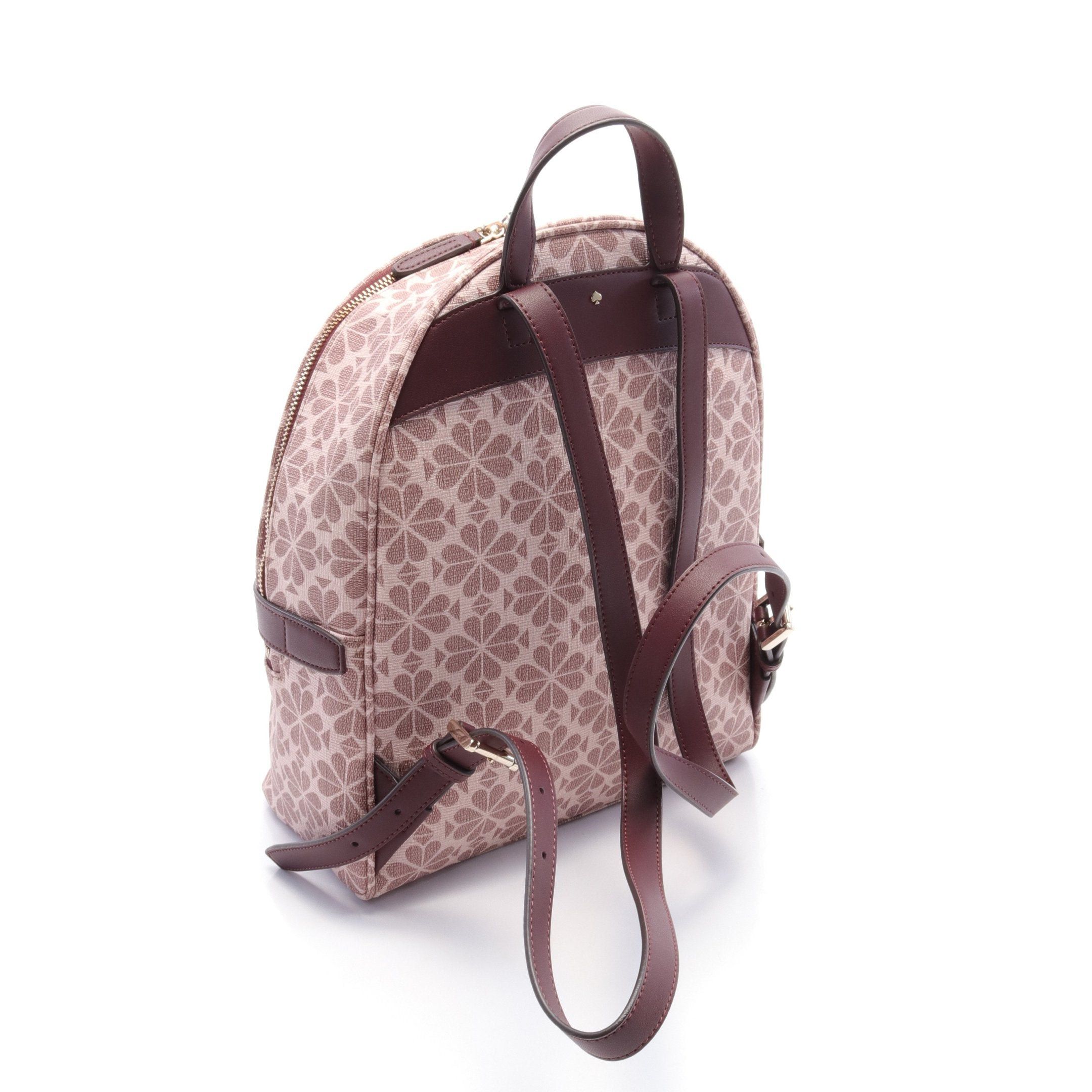 Kate Spade Kate Spade Daypack Spade Flower Medium Backpack Rucksack Leather Pink Bordeaux Size ONE SIZE - 2 Thumbnail
