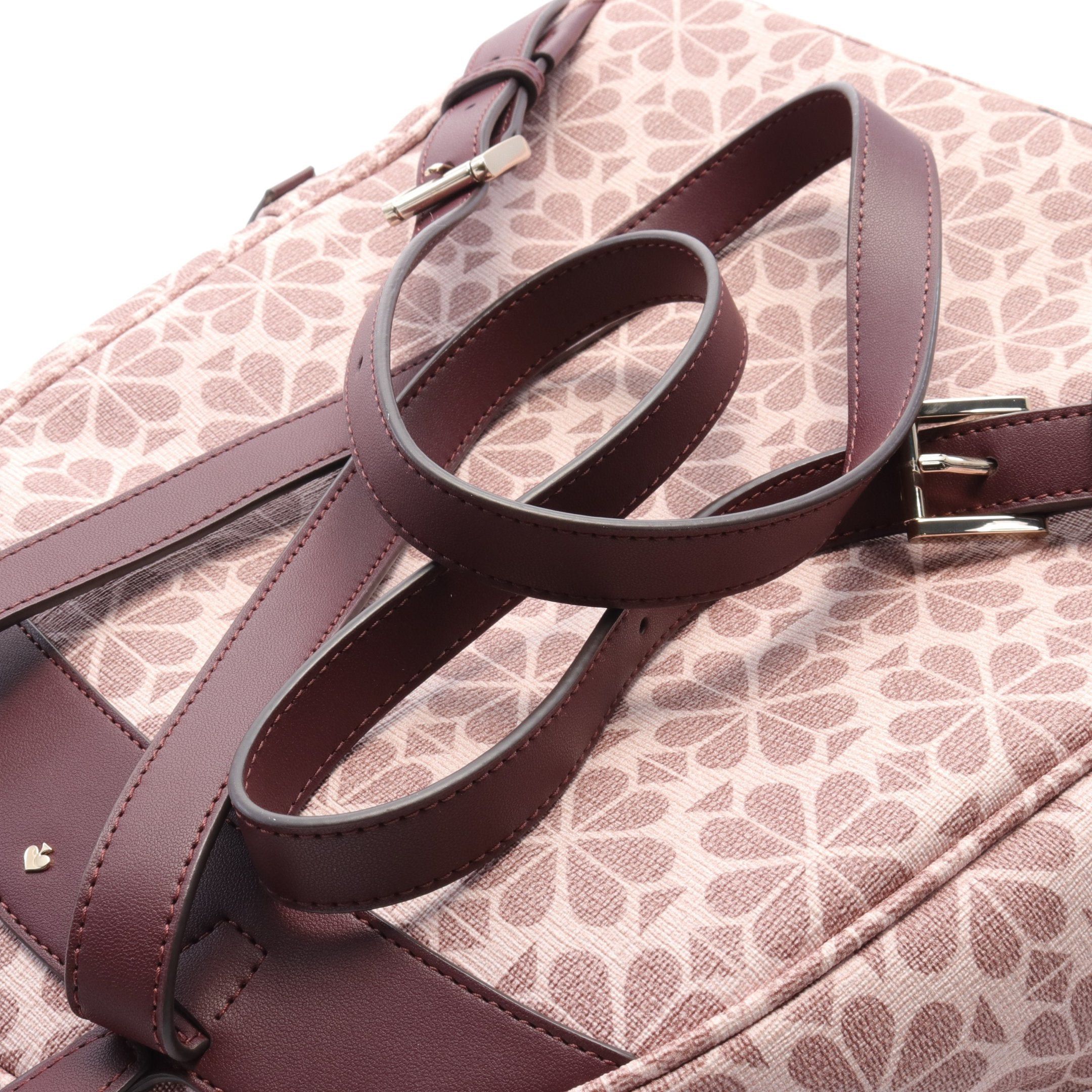 Kate Spade Kate Spade Daypack Spade Flower Medium Backpack Rucksack Leather Pink Bordeaux Size ONE SIZE - 8 Thumbnail