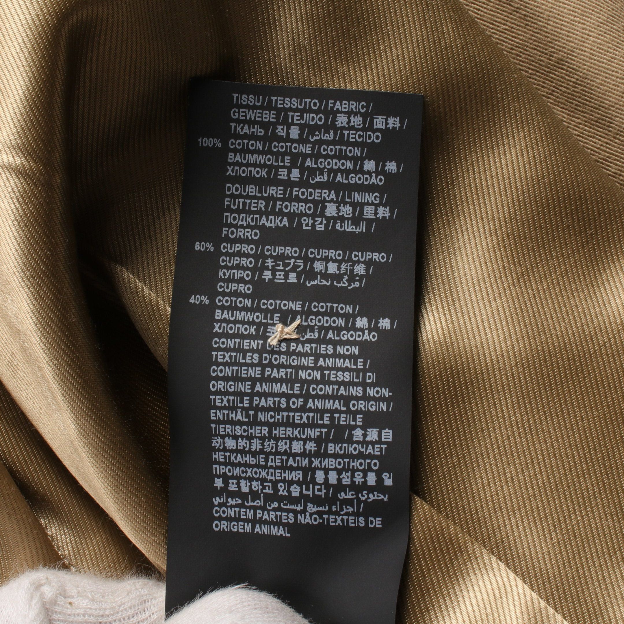 Yves Saint Laurent Yves Saint Laurent Trench Coat Cotton Beige Size ONE SIZE - 5 Thumbnail