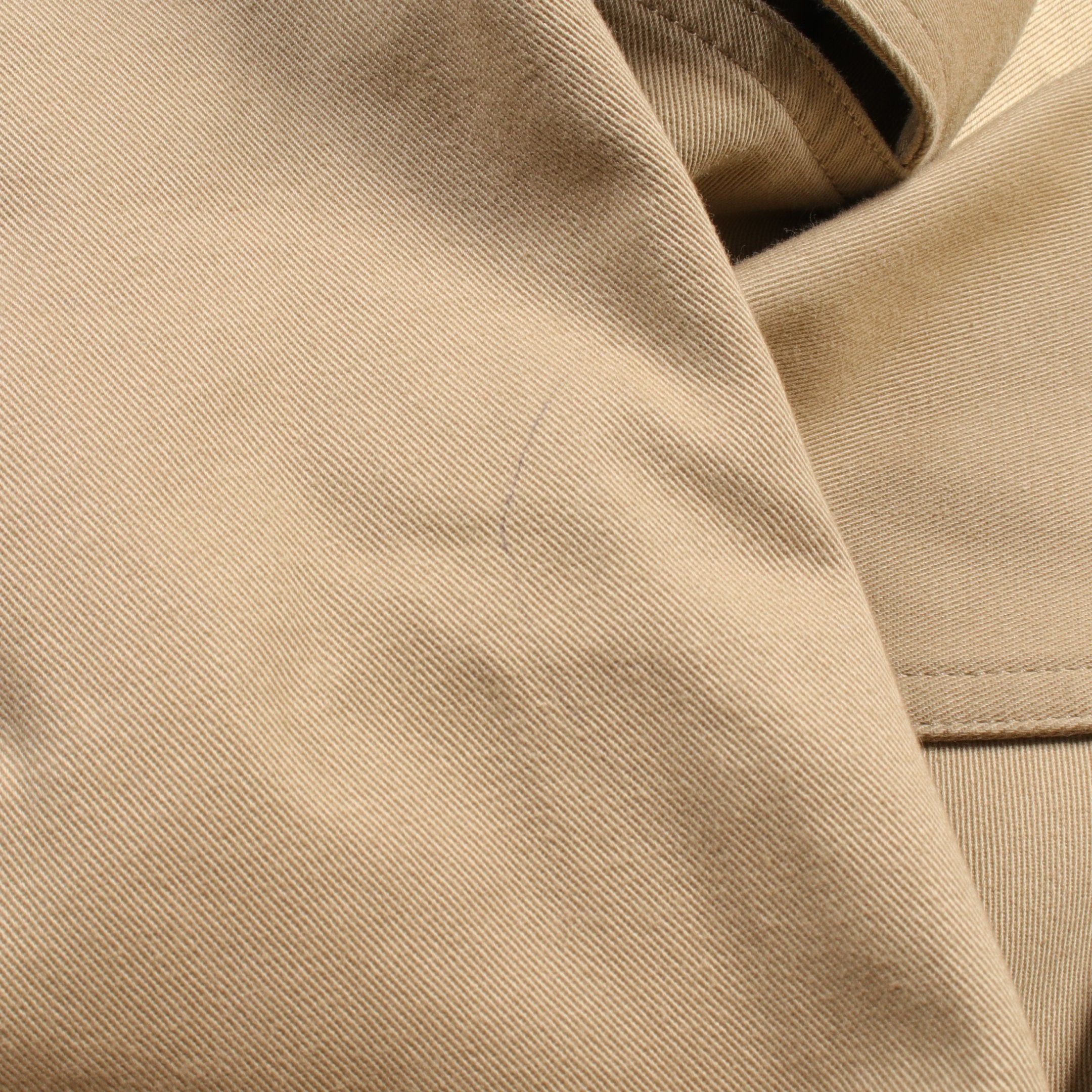Yves Saint Laurent Yves Saint Laurent Trench Coat Cotton Beige Size ONE SIZE - 8 Thumbnail