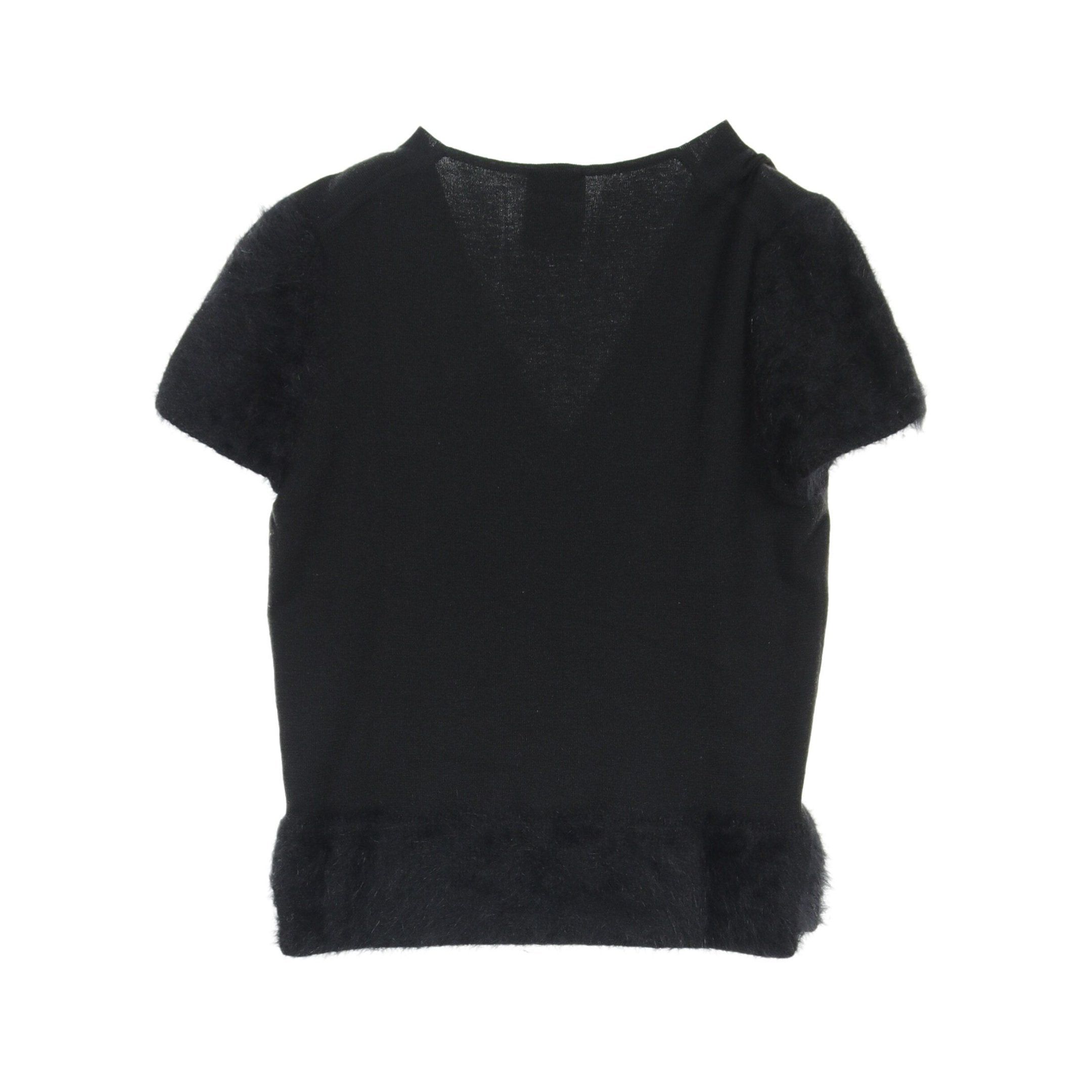 Chanel Chanel Knit Short Sleeve Cashmere Silk Black 02A Size ONE SIZE - 2 Thumbnail