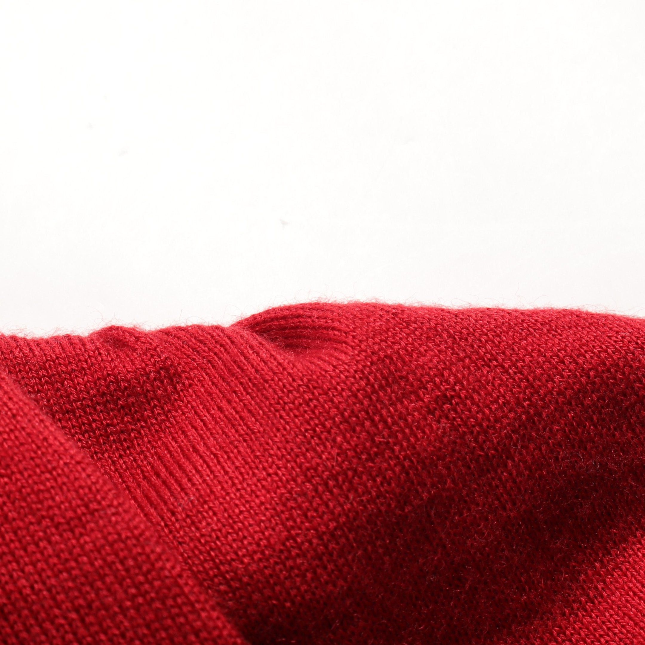 Chanel Chanel Knit Short Sleeve Cashmere Silk Red 06A Size ONE SIZE - 9 Thumbnail
