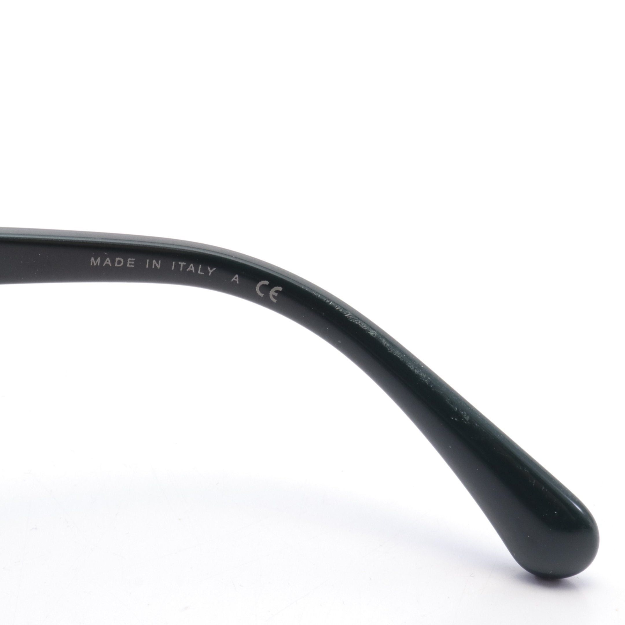 Chanel Chanel Coco Mark Sunglasses Gp Dark Green Silver Size ONE SIZE - 7 Thumbnail