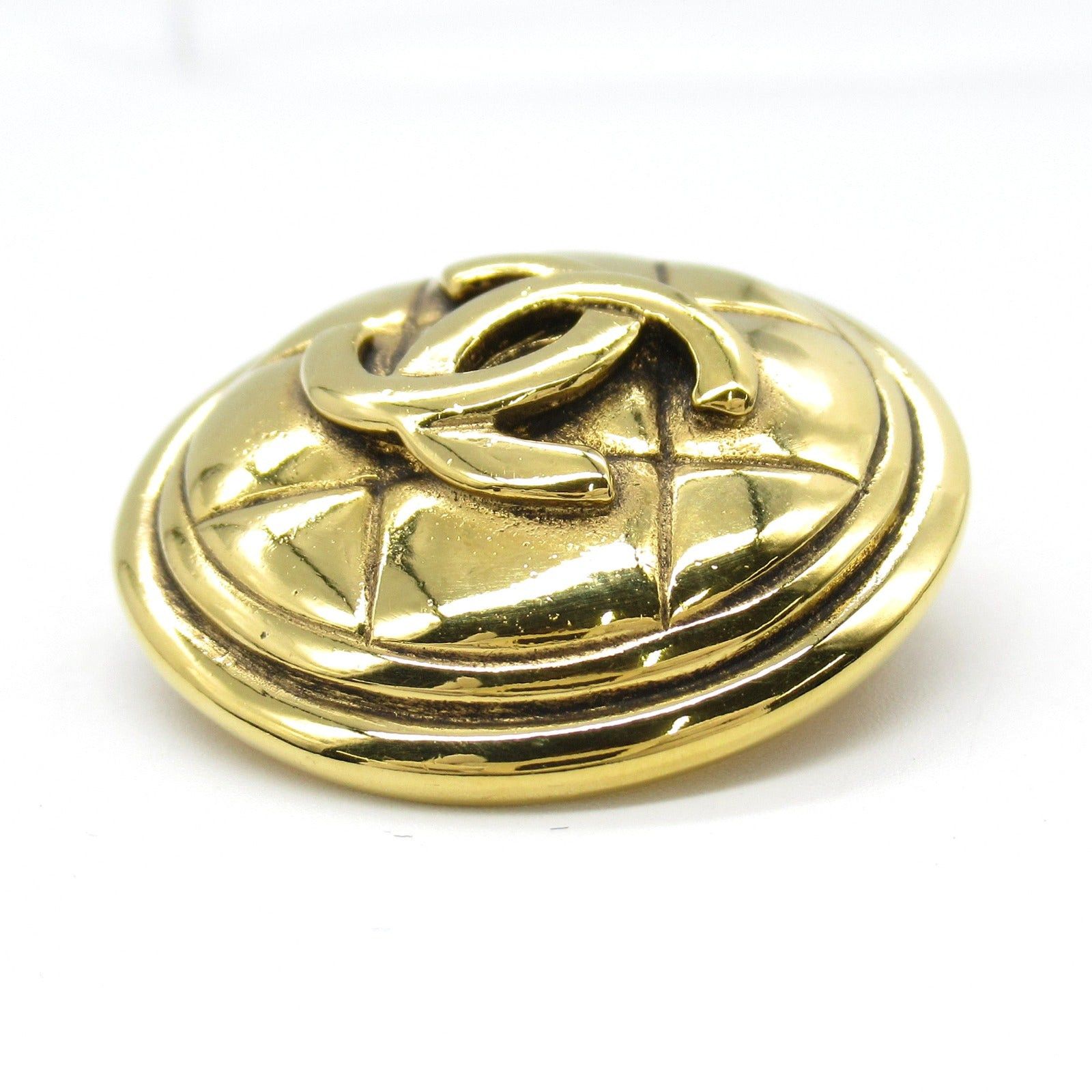 Chanel Chanel Coco Mark Brooch Gp (Gold Plated) Gold Size ONE SIZE - 5 Thumbnail