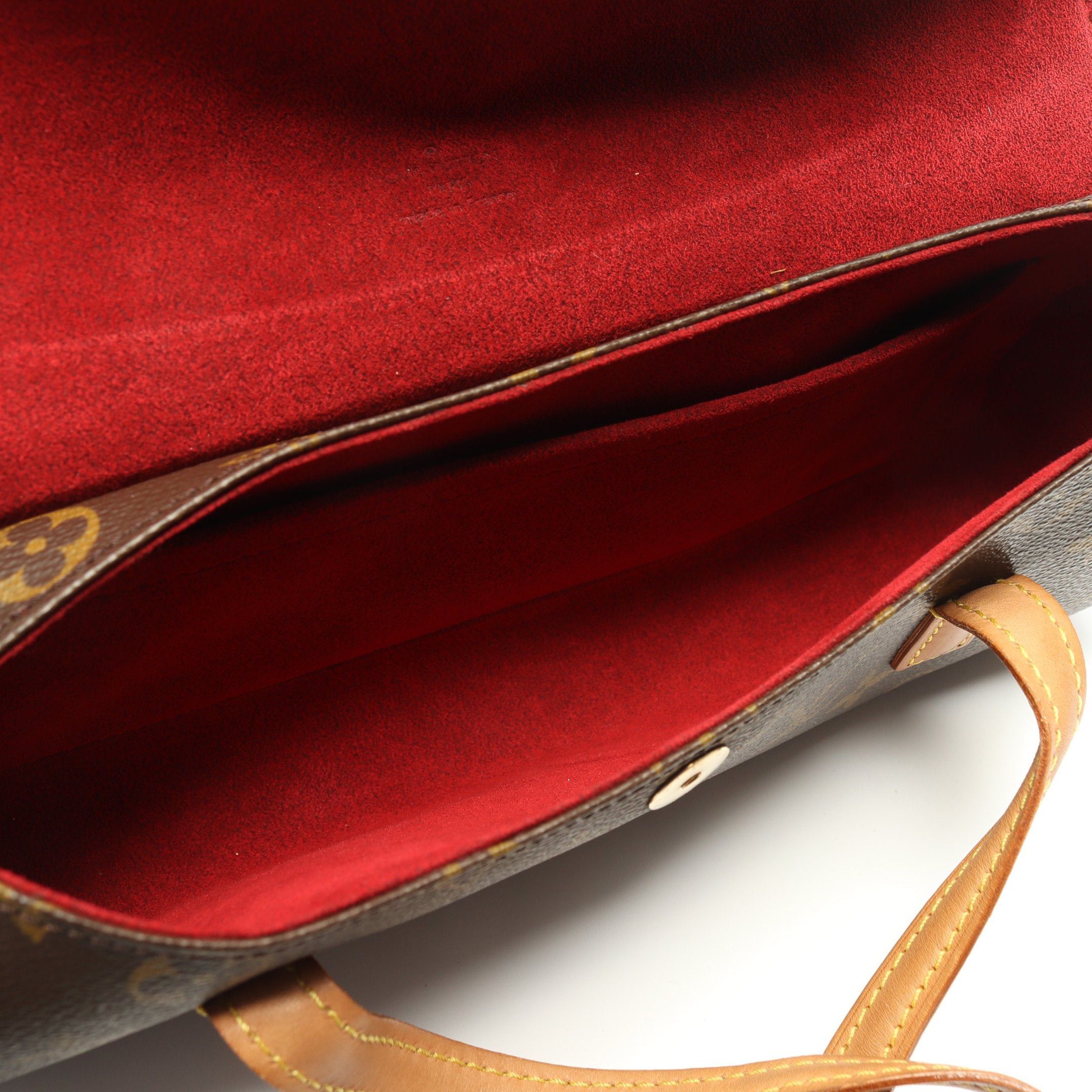 Louis Vuitton Louis Vuitton Sonatine Monogram Handbag Leather Brown Size ONE SIZE - 3 Thumbnail