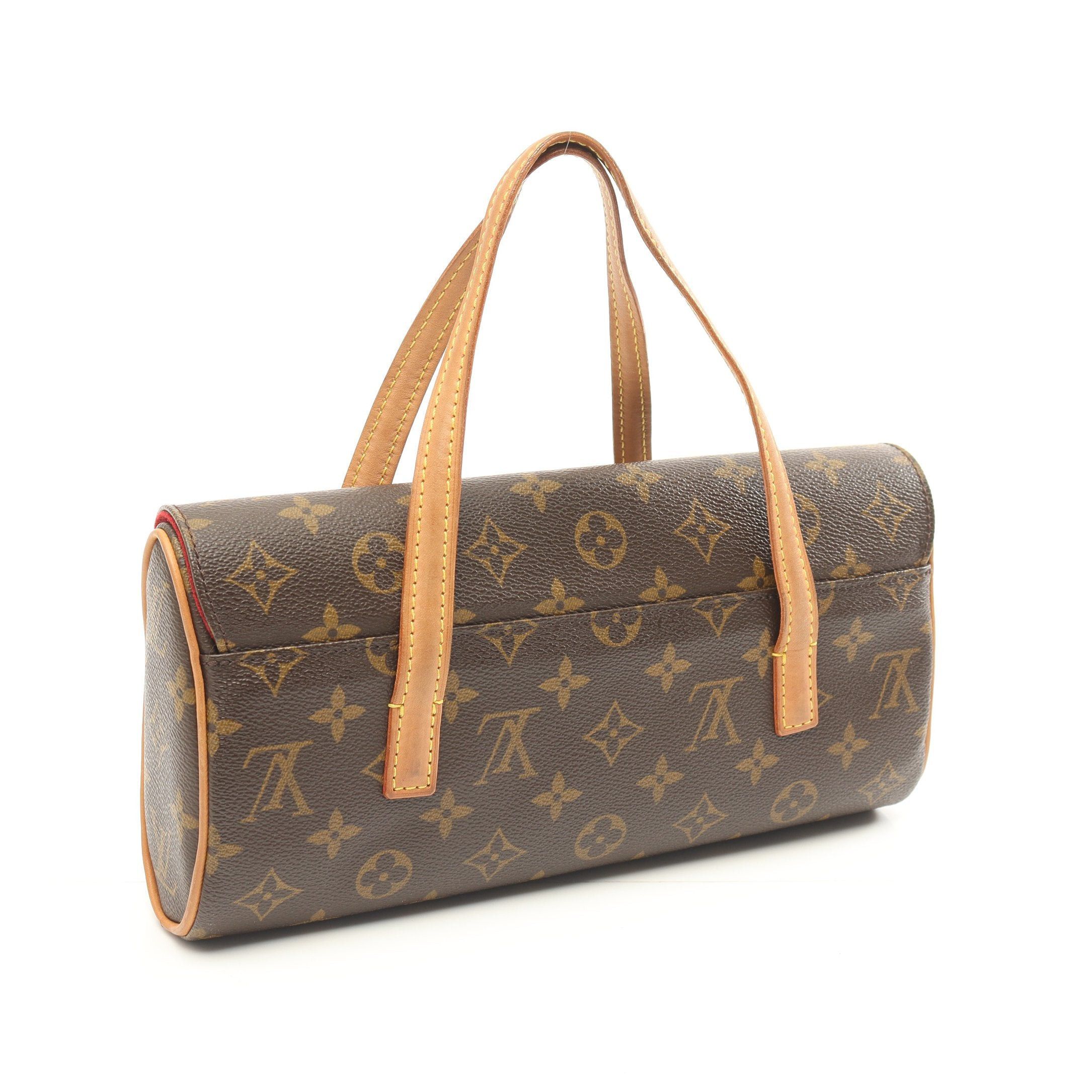Louis Vuitton Louis Vuitton Sonatine Monogram Handbag Leather Brown Size ONE SIZE - 2 Thumbnail
