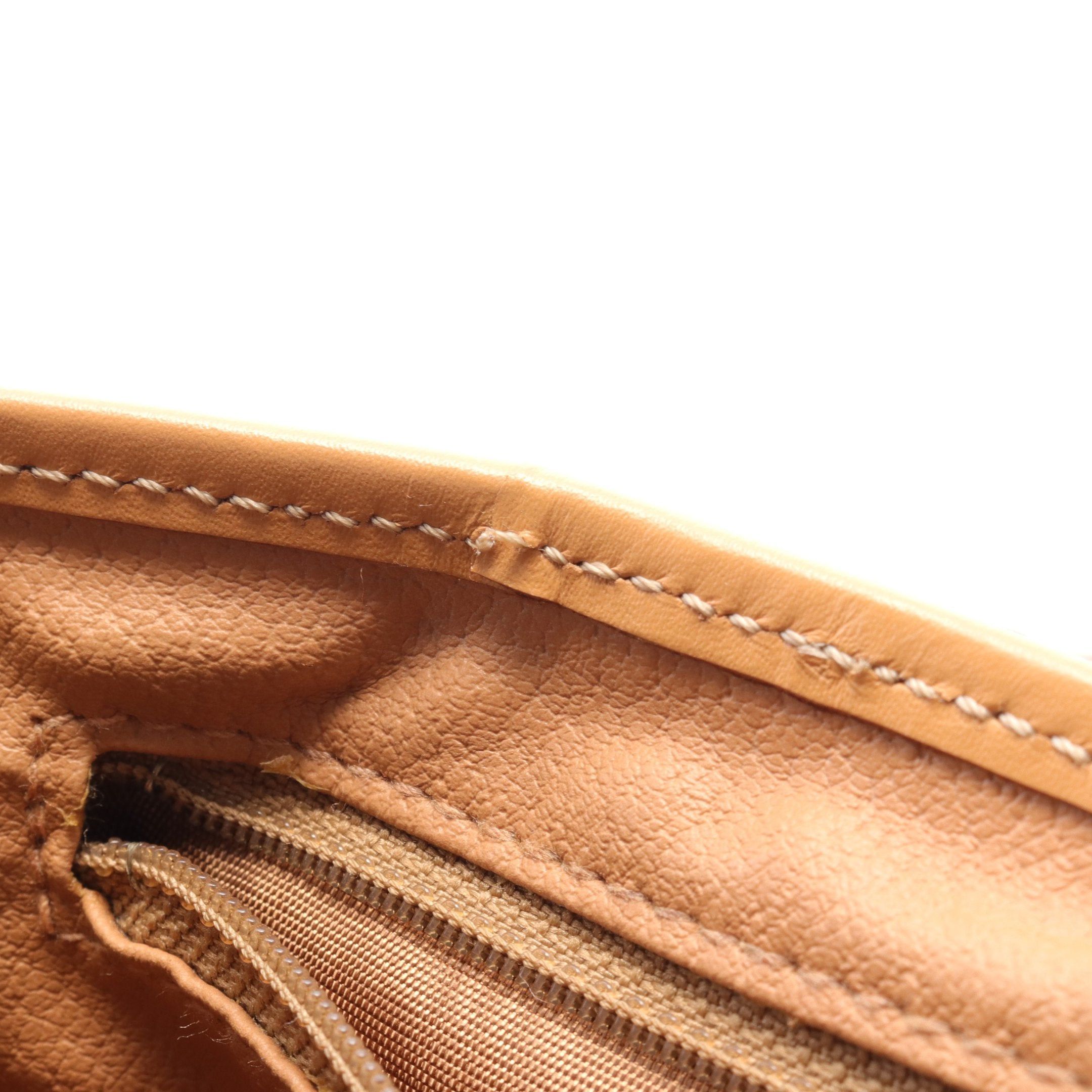 Celine Celine Macadam Shoulder Bag Leather Brown Size ONE SIZE - 5 Thumbnail