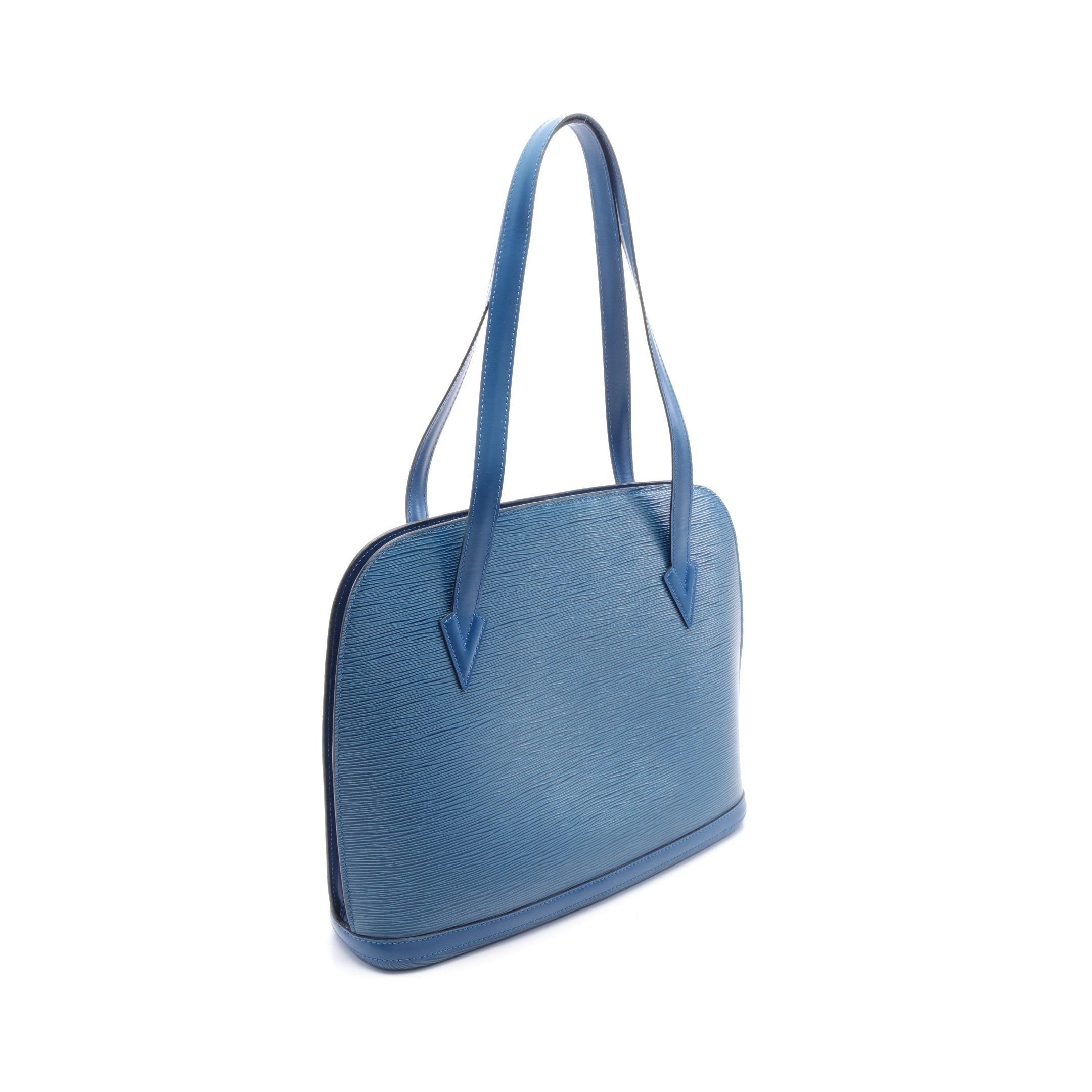 Louis Vuitton Louis Vuitton Lussac Epi Toledo Blue Shoulder Bag Tote Leather Size ONE SIZE - 2 Thumbnail