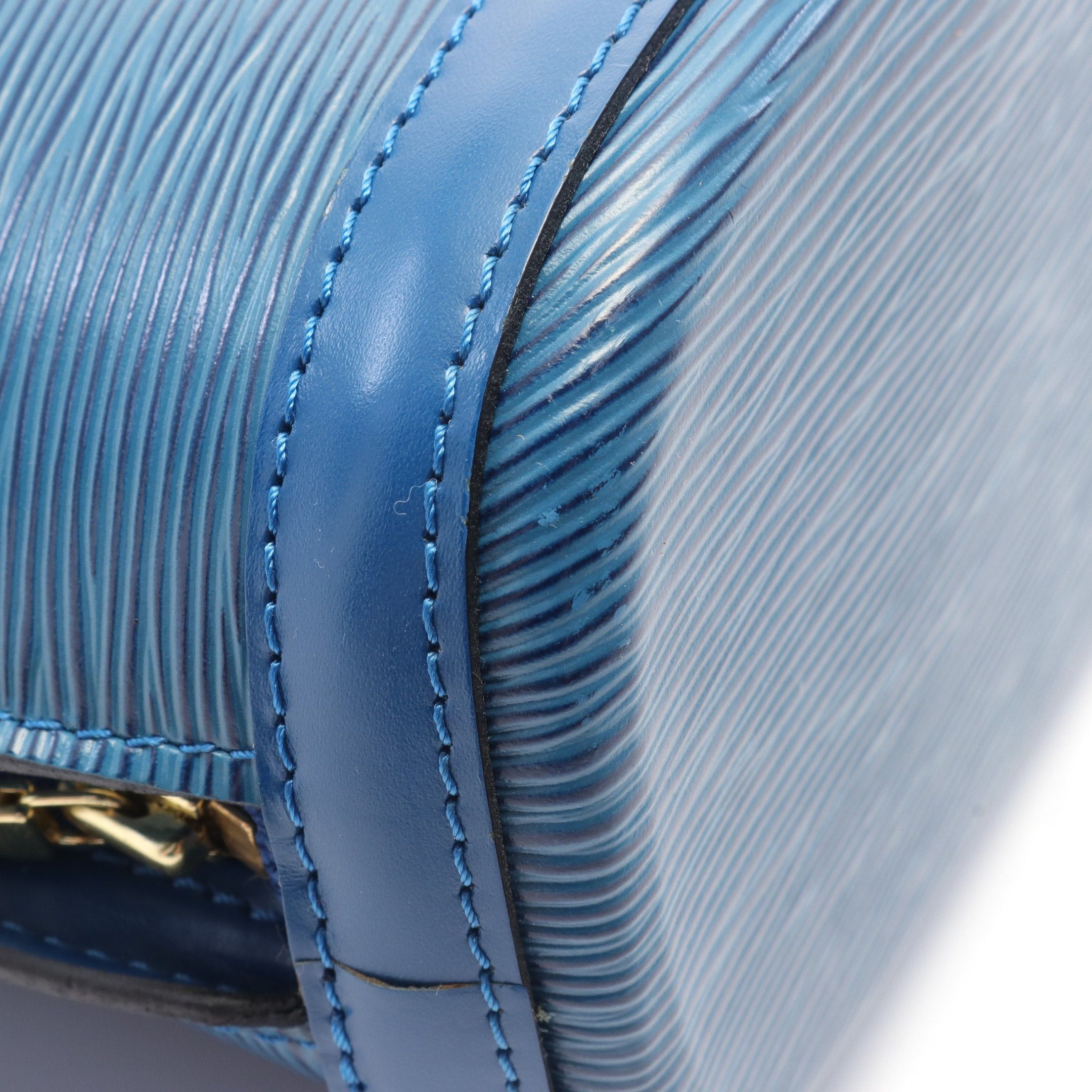 Louis Vuitton Louis Vuitton Lussac Epi Toledo Blue Shoulder Bag Tote Leather Size ONE SIZE - 8 Thumbnail