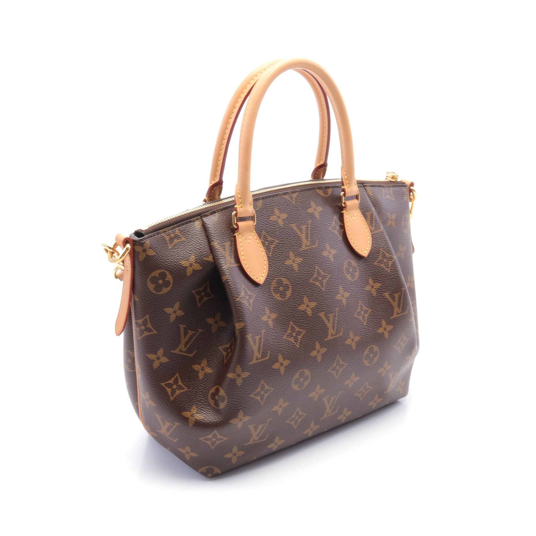 Louis Vuitton Louis Vuitton Turen Pm Monogram Handbag Leather Brown Size ONE SIZE - 2 Thumbnail