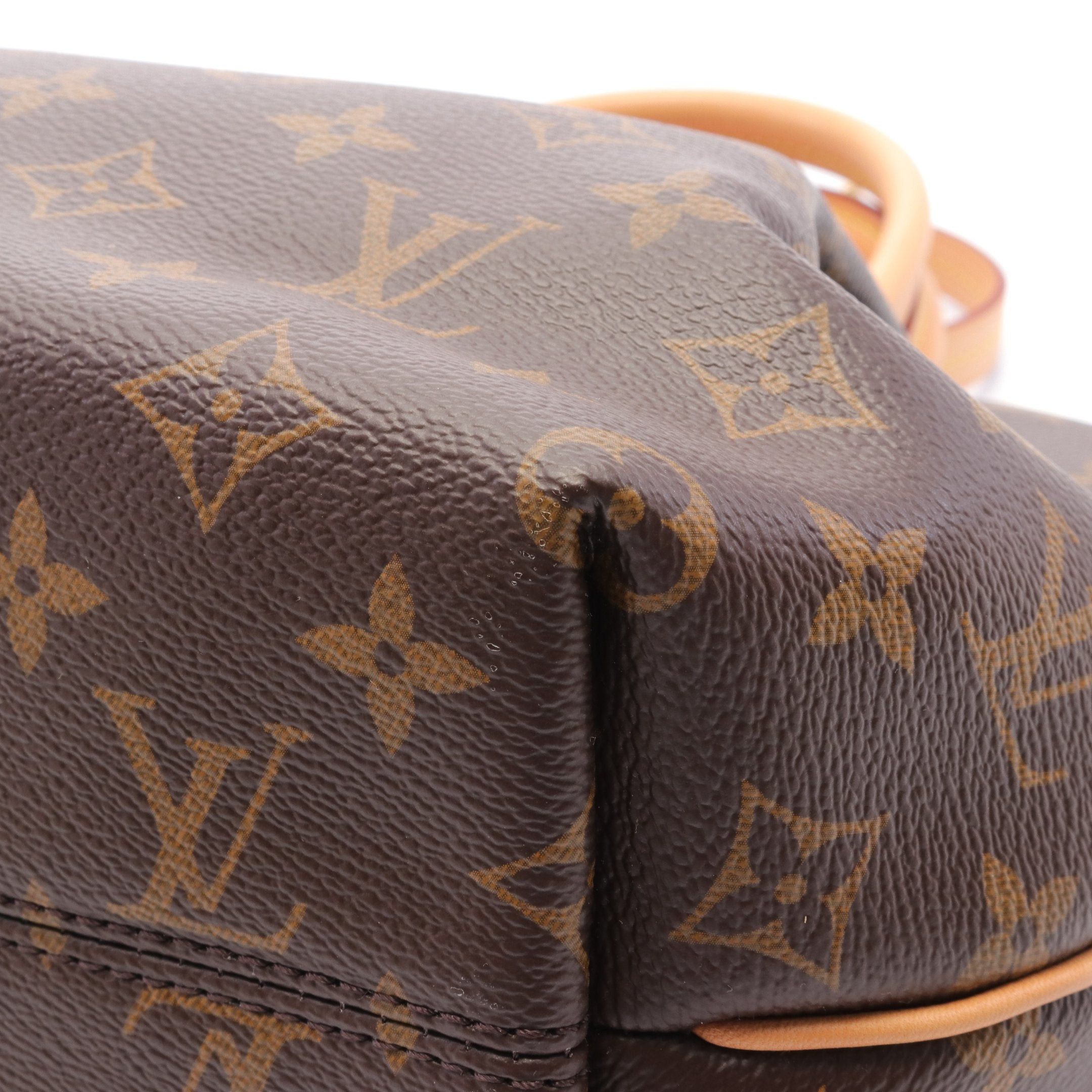 Louis Vuitton Louis Vuitton Turen Pm Monogram Handbag Leather Brown Size ONE SIZE - 7 Thumbnail
