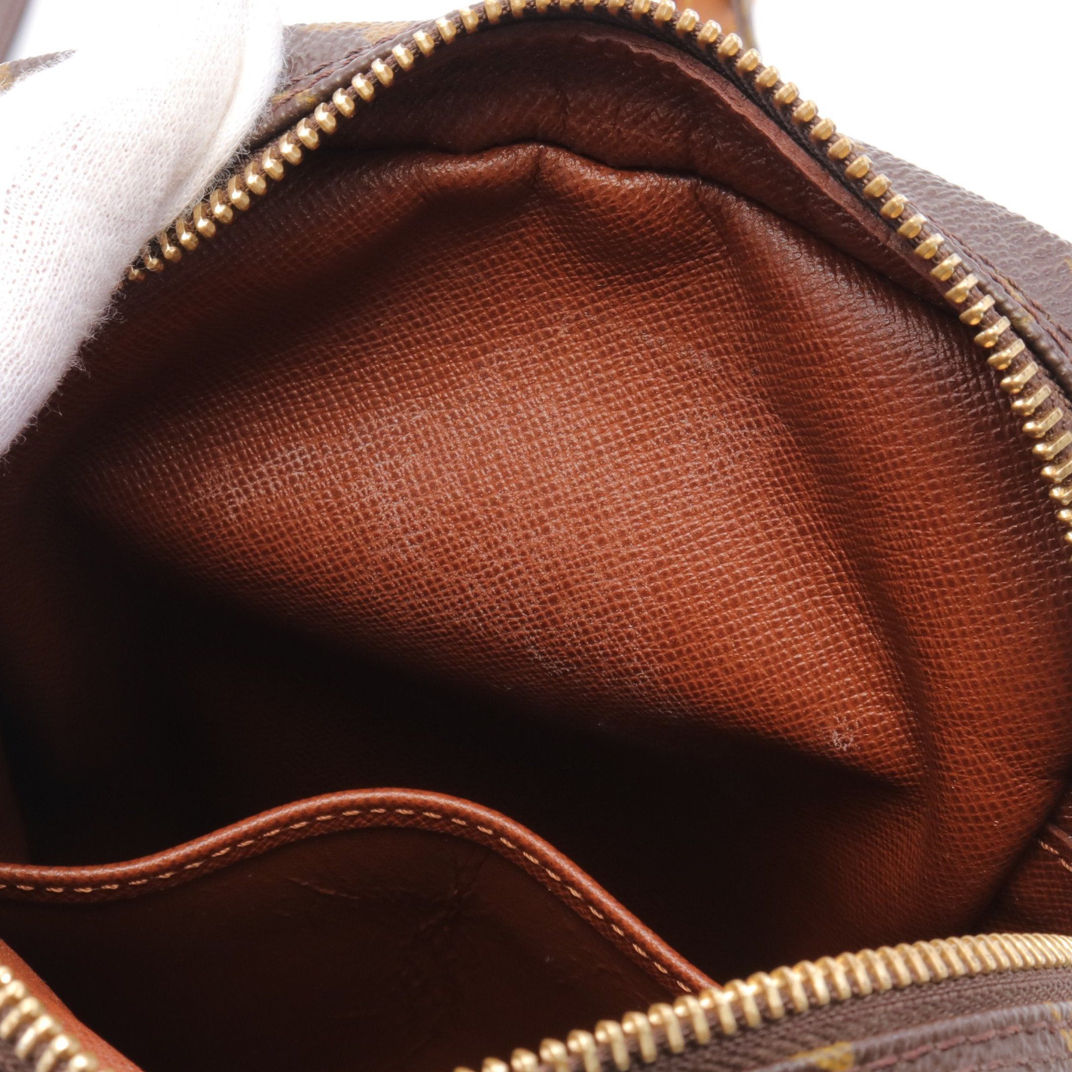 Louis Vuitton Louis Vuitton Amazon Monogram Shoulder Bag Leather Brown Size ONE SIZE - 6 Thumbnail