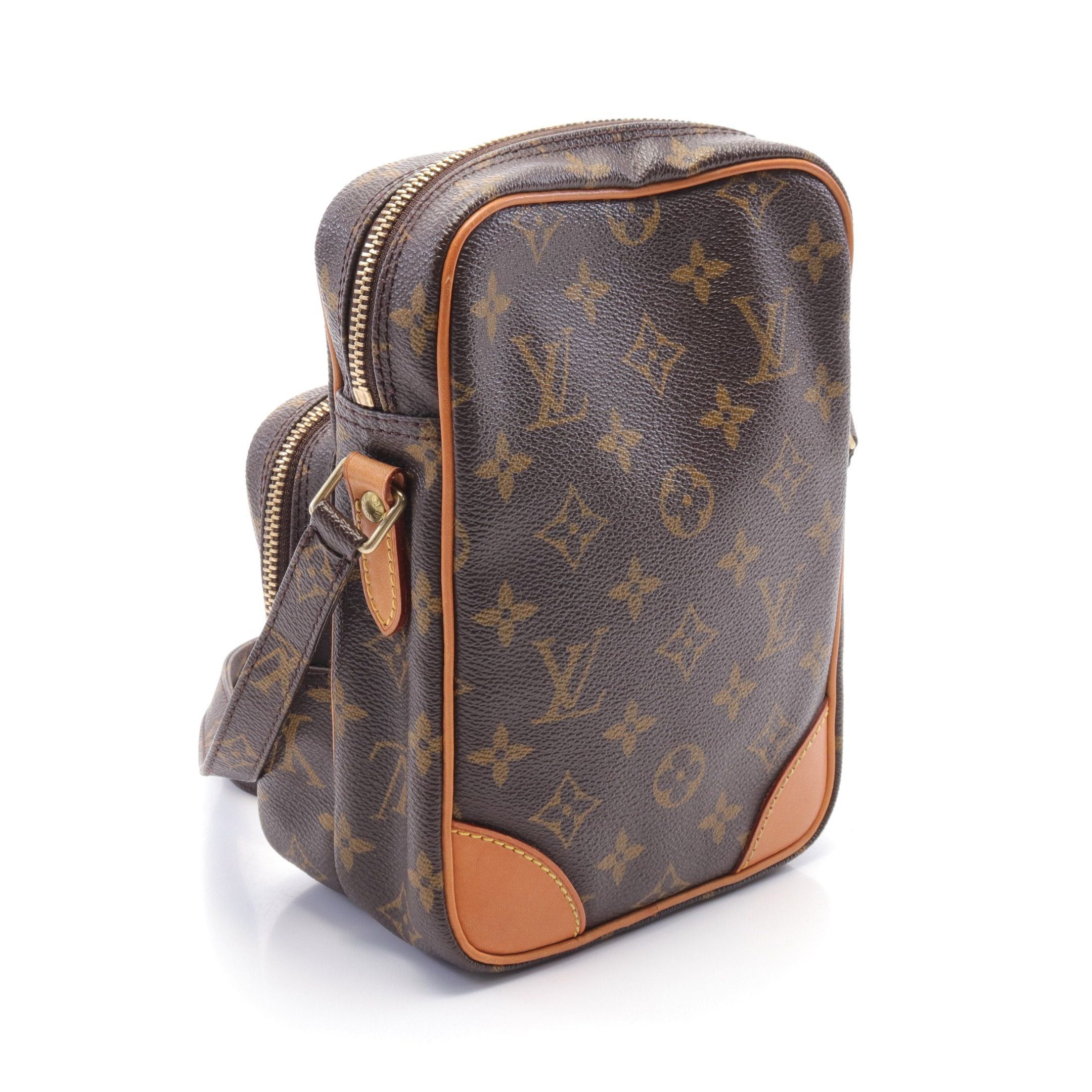 Louis Vuitton Louis Vuitton Amazon Monogram Shoulder Bag Leather Brown Size ONE SIZE - 2 Thumbnail