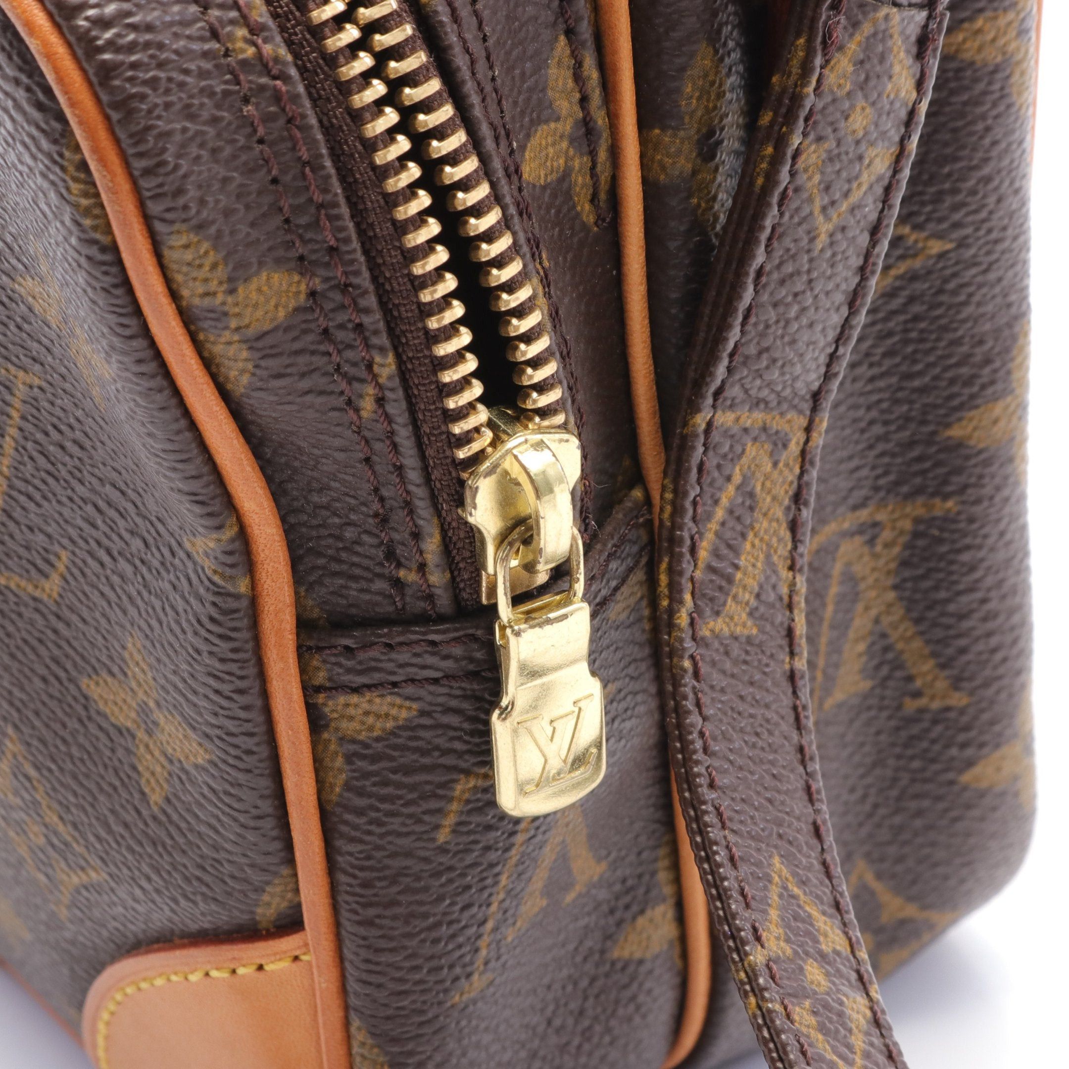 Louis Vuitton Louis Vuitton Amazon Monogram Shoulder Bag Leather Brown Size ONE SIZE - 8 Thumbnail