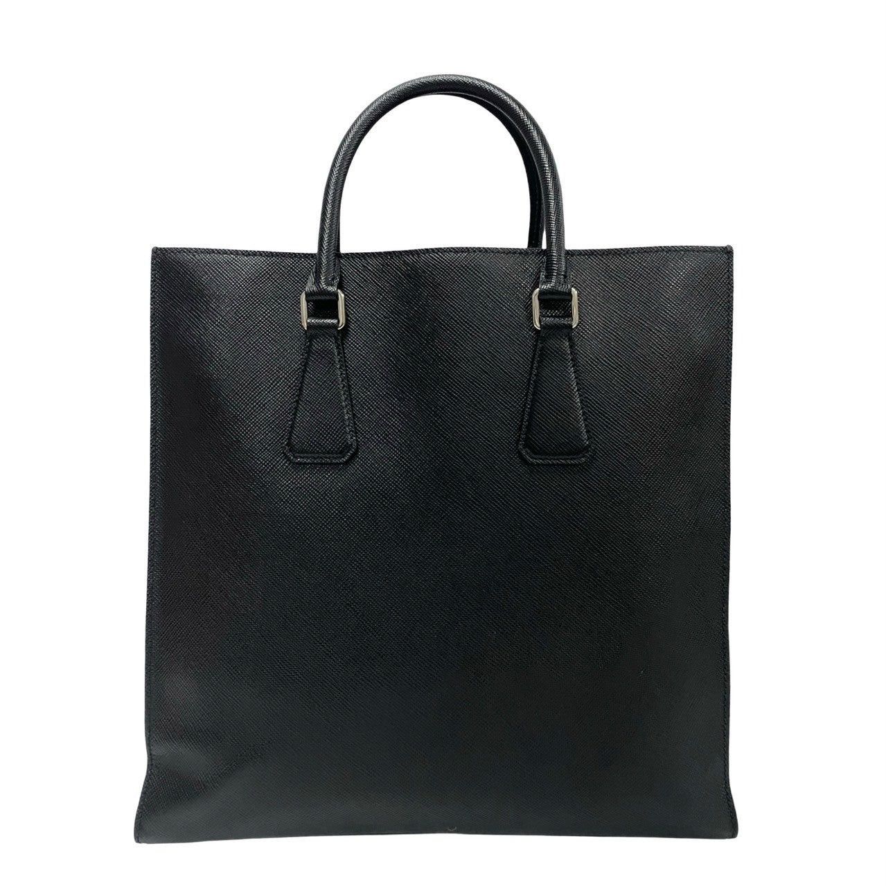 Prada Prada Tote Bag Black Leather Size ONE SIZE - 4 Thumbnail