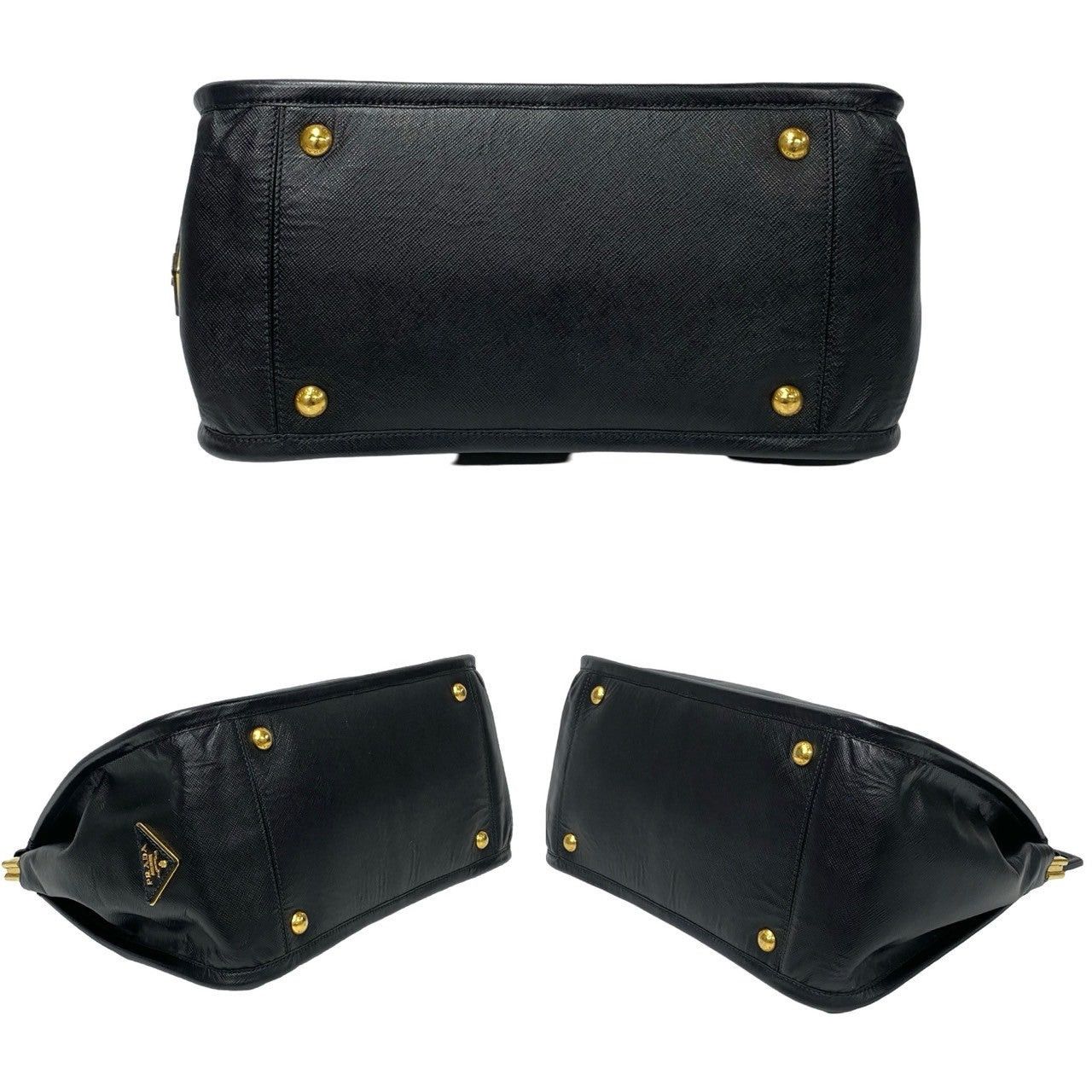 Prada Prada Handbag Black Leather Size ONE SIZE - 6 Thumbnail