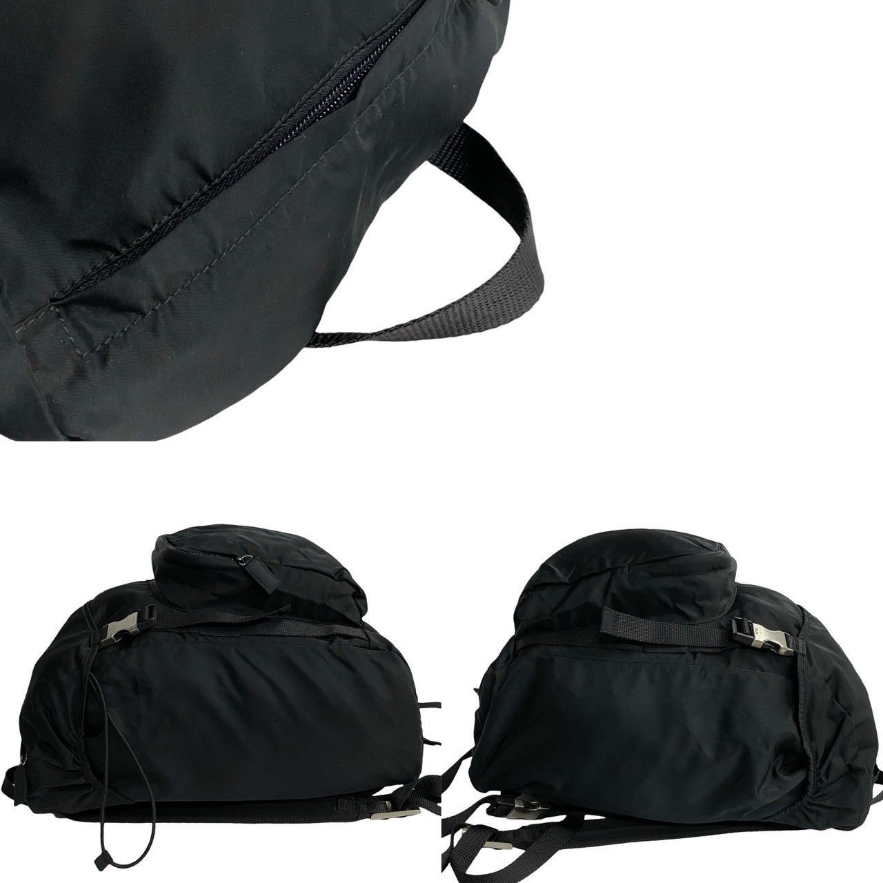 Prada Prada Backpack Black Nylon Size ONE SIZE - 5 Thumbnail
