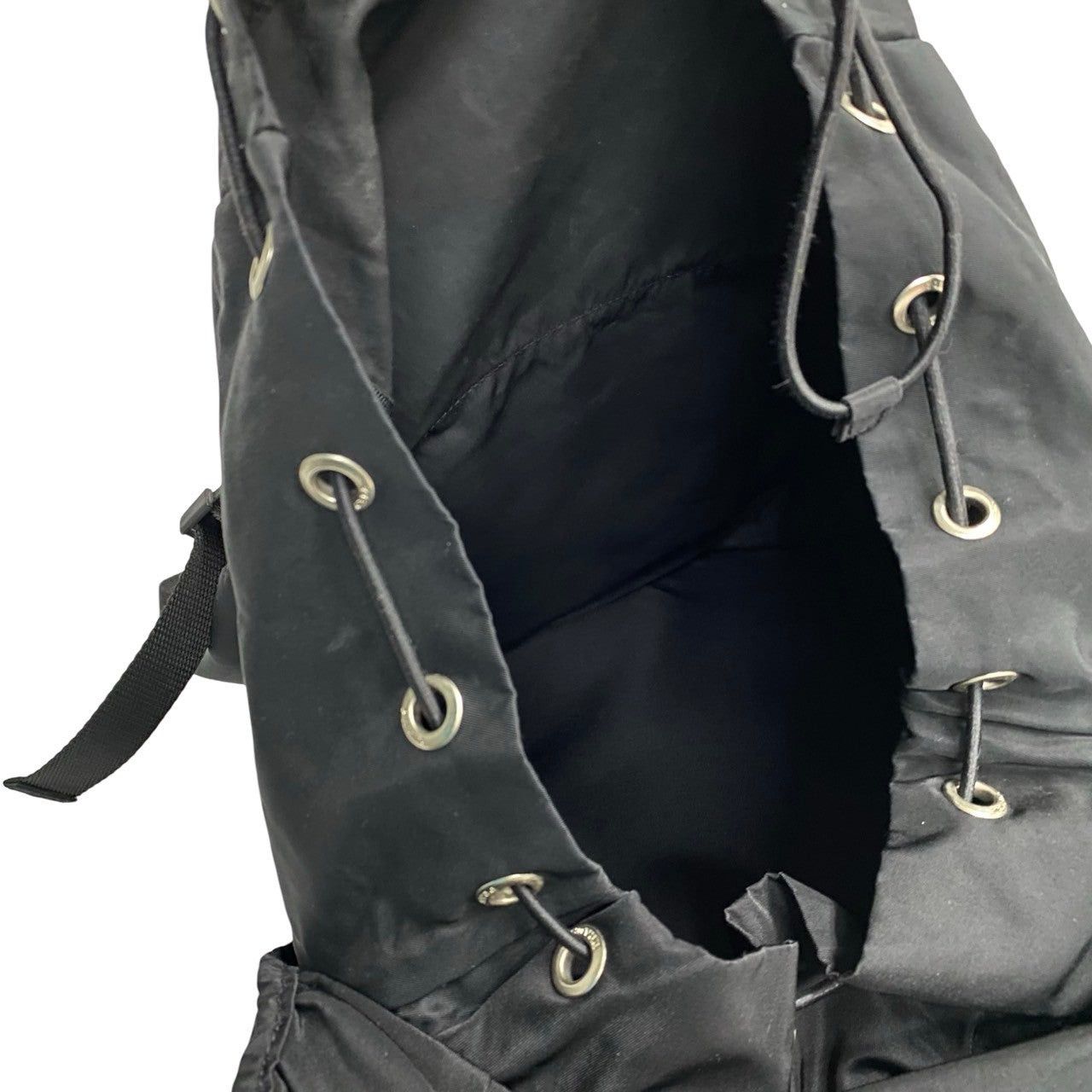 Prada Prada Backpack Black Nylon Size ONE SIZE - 8 Thumbnail