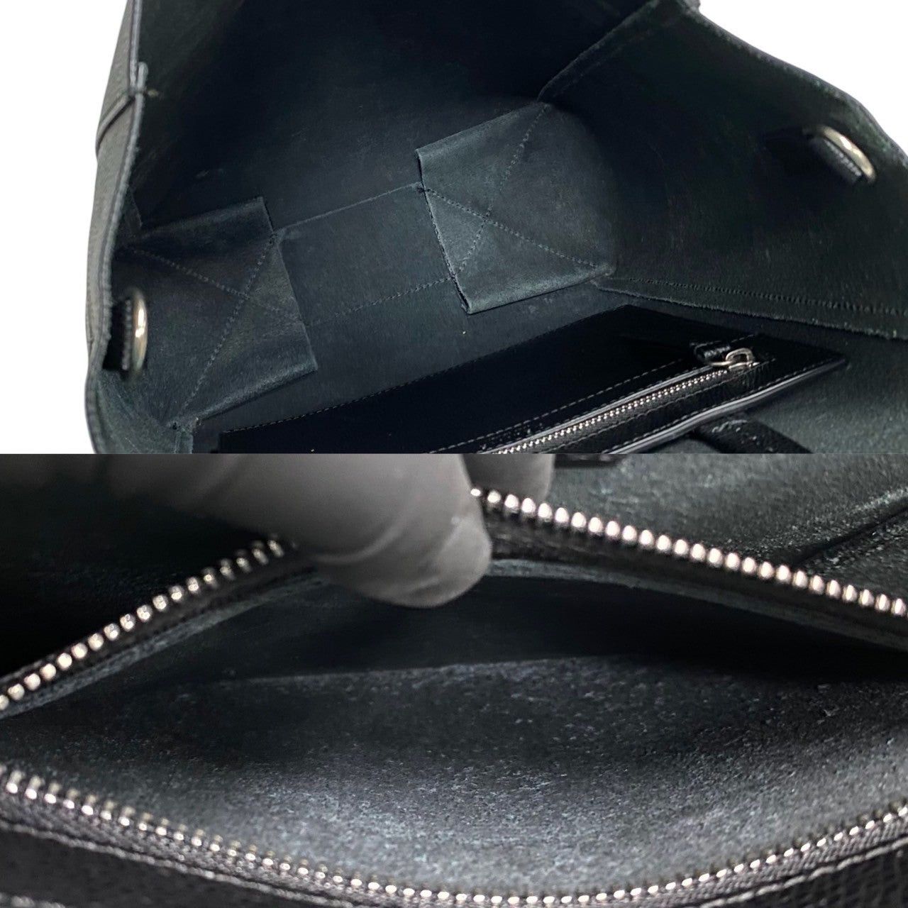Celine Celine Shoulder Bag Black Leather Size ONE SIZE - 8 Thumbnail