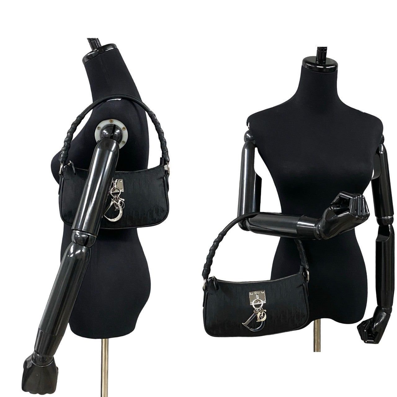 Dior Dior Shoulder Bag Black Leather Size ONE SIZE - 2 Thumbnail