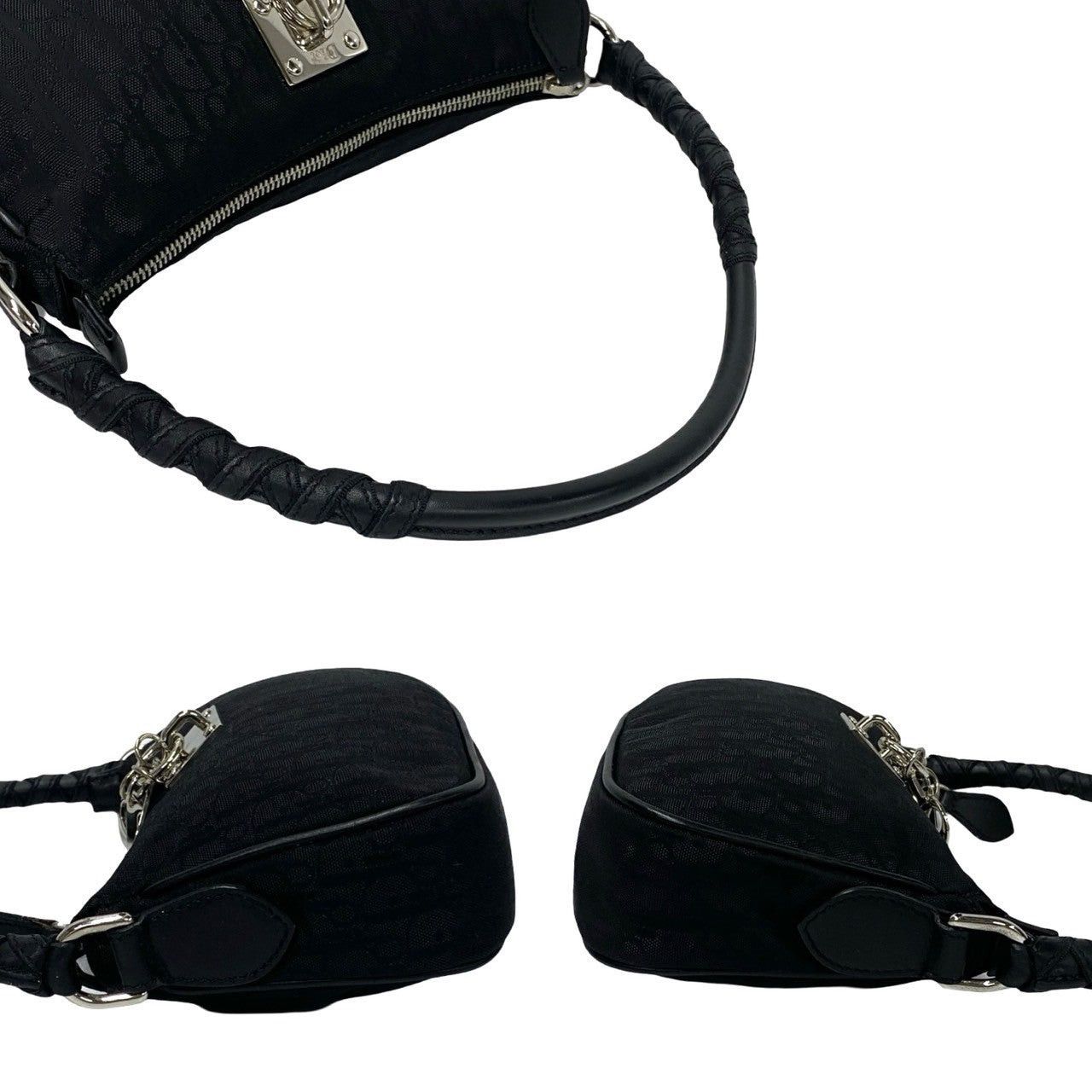Dior Dior Shoulder Bag Black Leather Size ONE SIZE - 5 Thumbnail