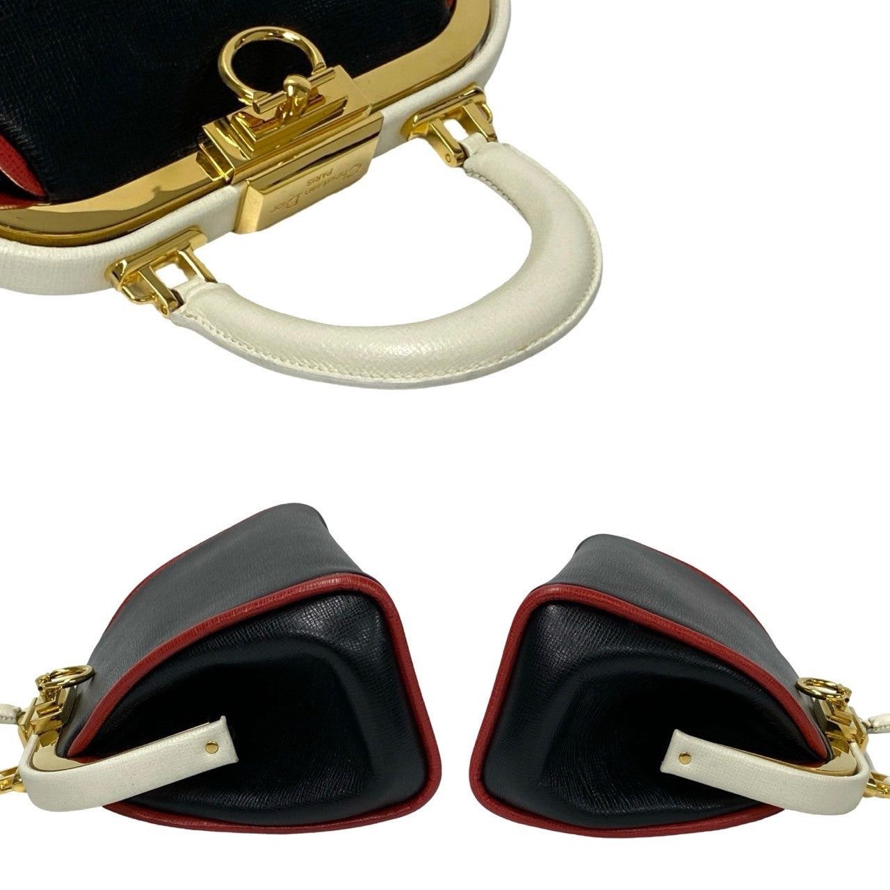 Dior Dior Handbag Black Leather Size ONE SIZE - 5 Thumbnail