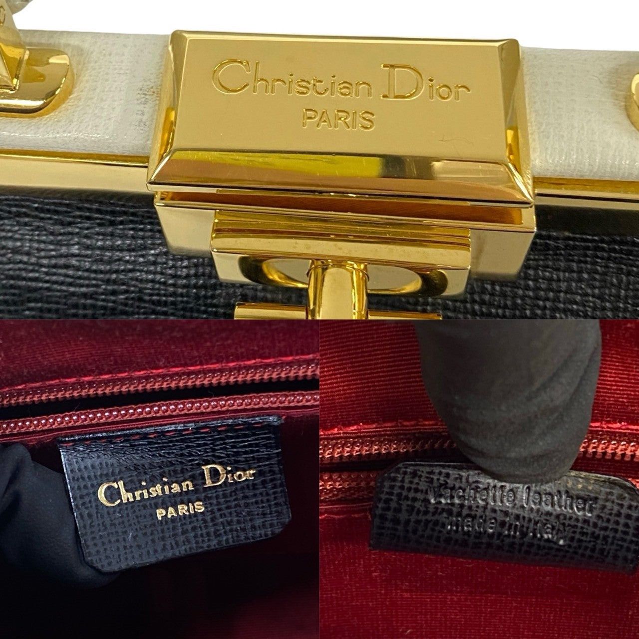 Dior Dior Handbag Black Leather Size ONE SIZE - 3 Thumbnail