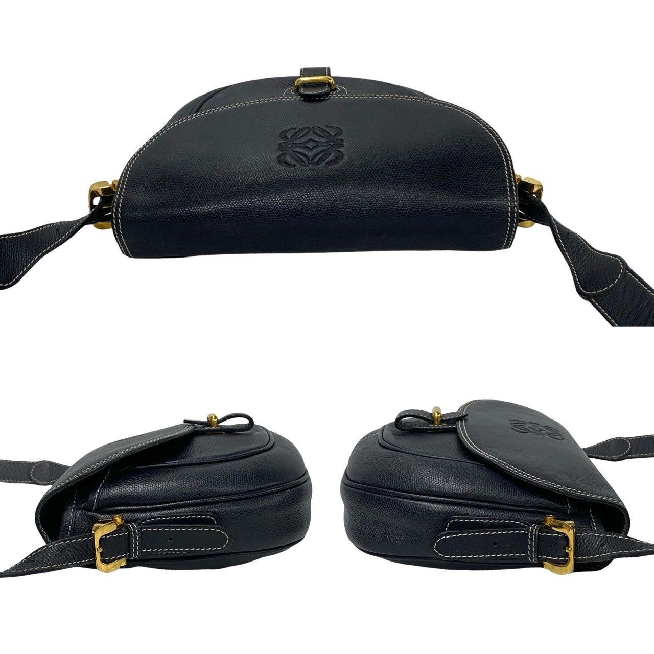 Loewe Loewe Shoulder Bag Blue Leather Size ONE SIZE - 5 Thumbnail