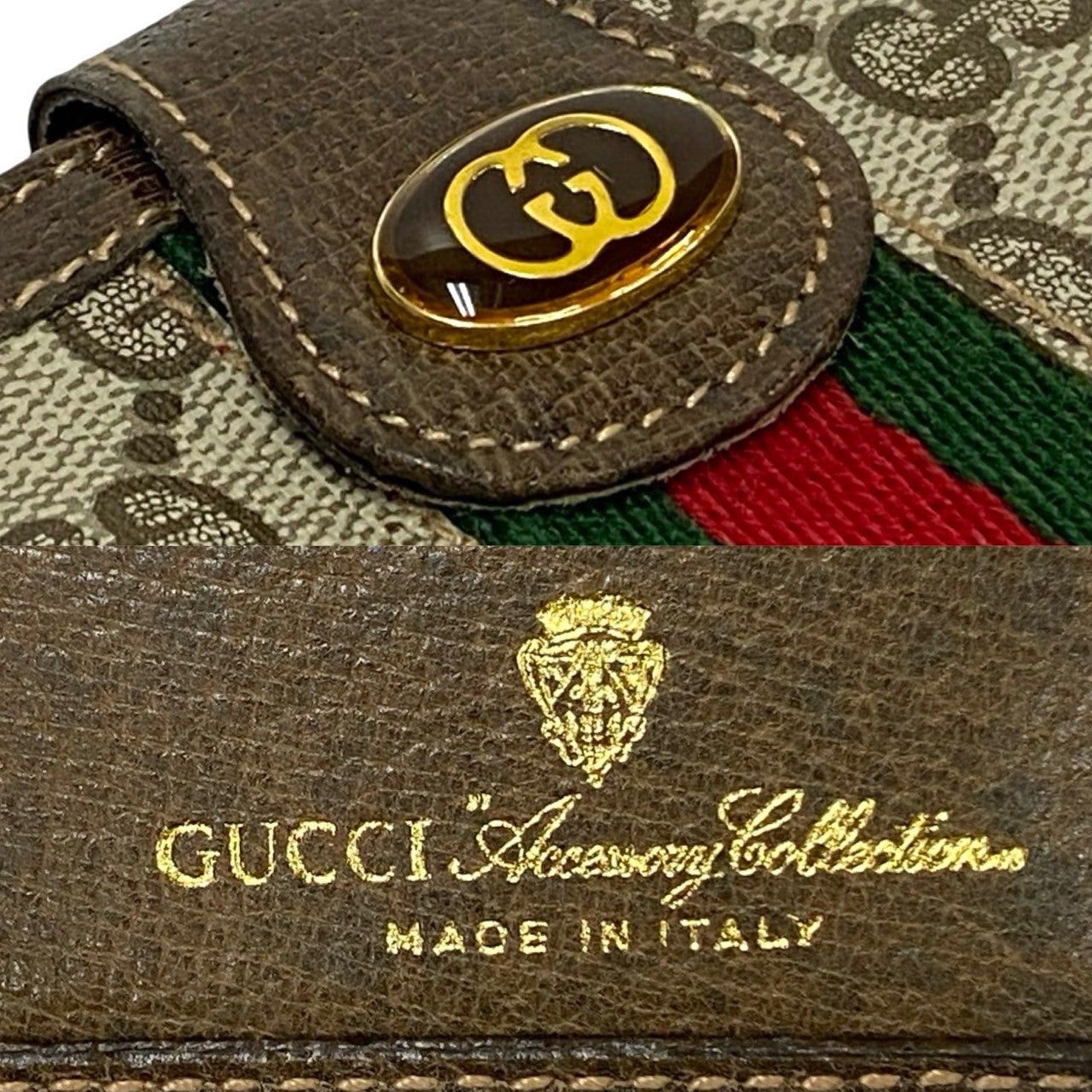 Gucci Gucci Wallet Brown Canvas Size ONE SIZE - 2 Thumbnail