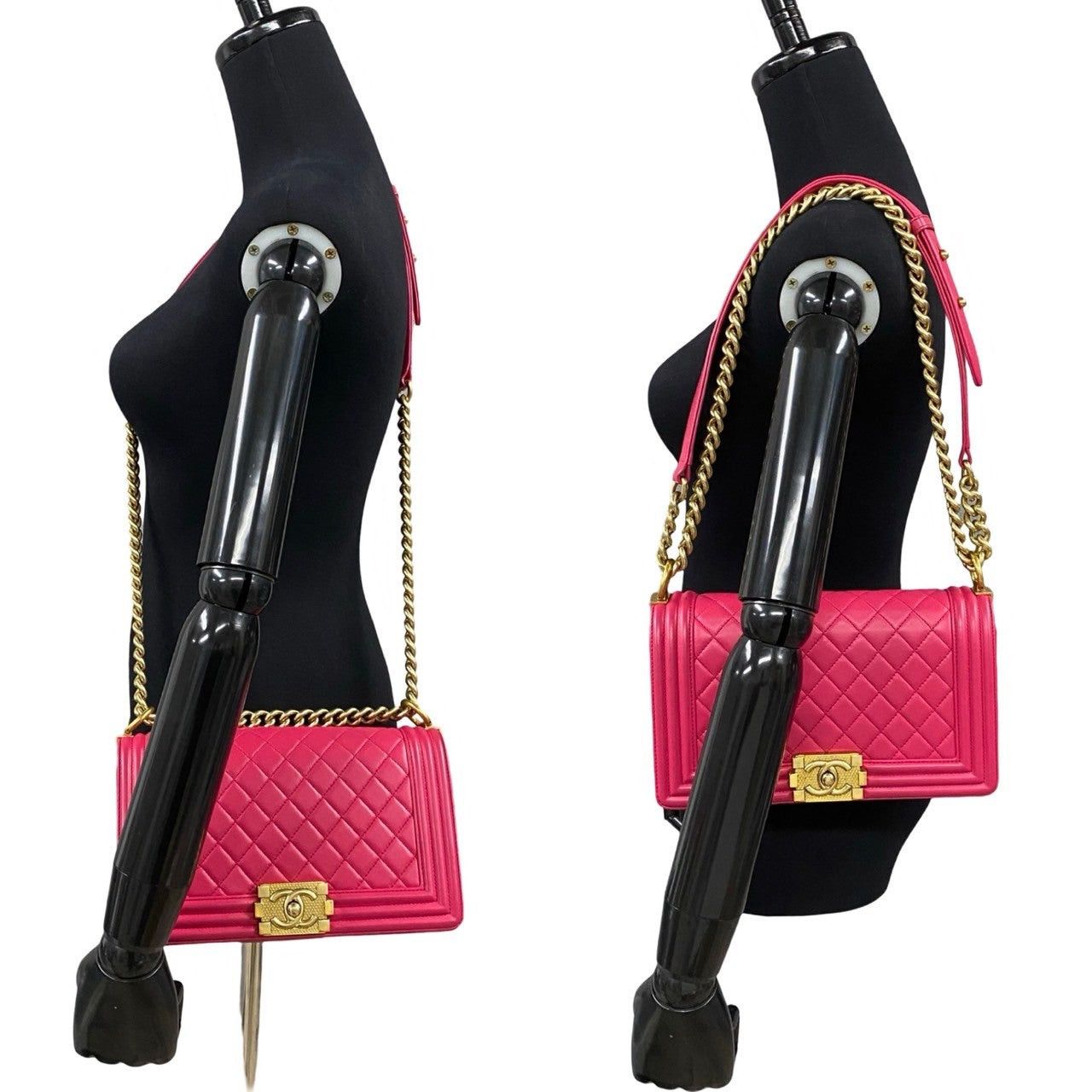 Chanel Chanel Shoulder Bag Pink Leather Size ONE SIZE - 2 Thumbnail