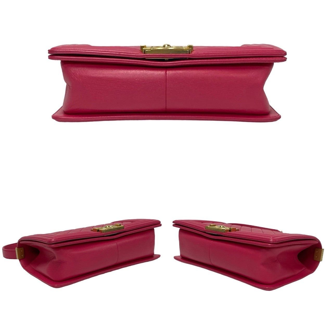 Chanel Chanel Shoulder Bag Pink Leather Size ONE SIZE - 6 Thumbnail