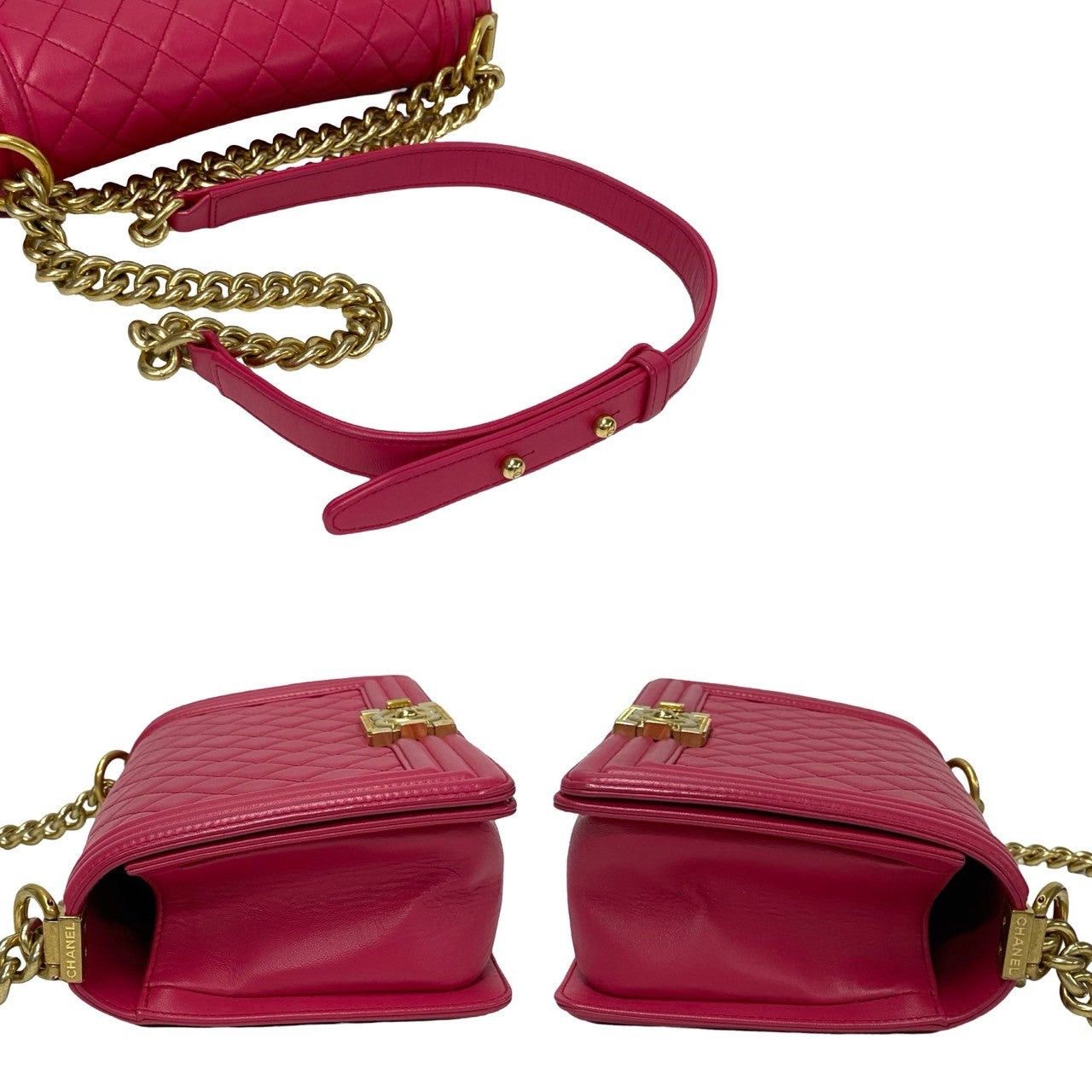 Chanel Chanel Shoulder Bag Pink Leather Size ONE SIZE - 5 Thumbnail
