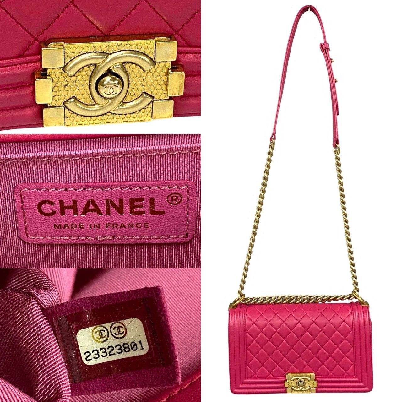Chanel Chanel Shoulder Bag Pink Leather Size ONE SIZE - 3 Thumbnail