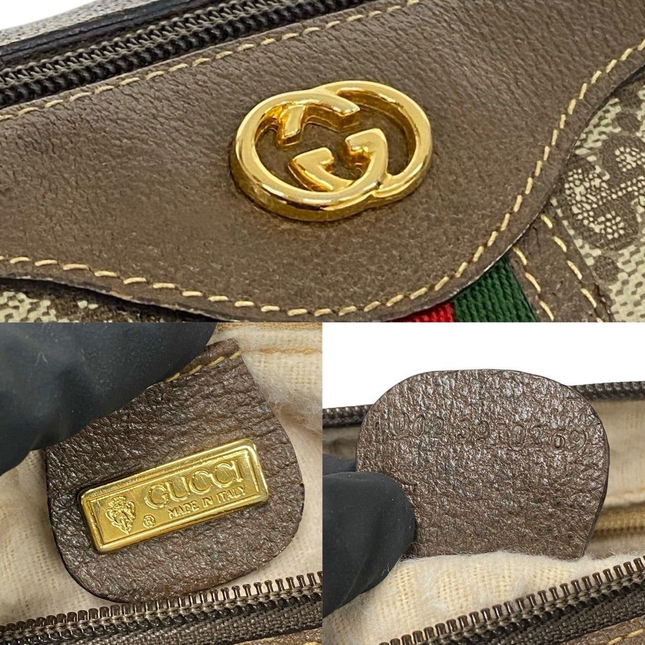 Gucci Gucci Handbag Brown Leather Size ONE SIZE - 3 Thumbnail