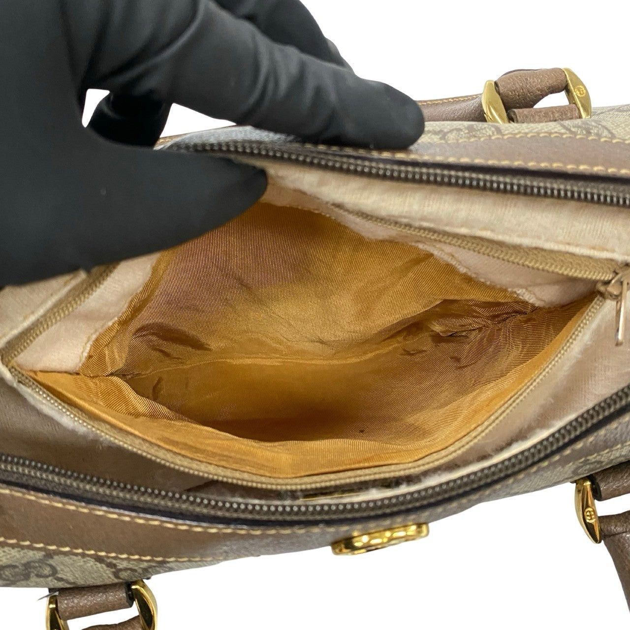 Gucci Gucci Handbag Brown Leather Size ONE SIZE - 9 Thumbnail