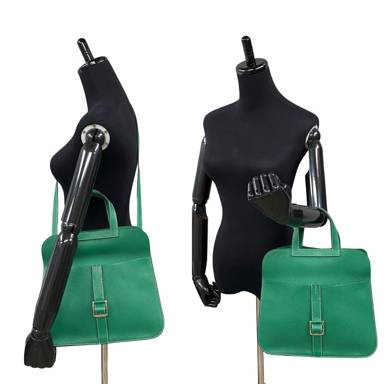 Hermes Hermes Shoulder Bag Green Size ONE SIZE - 2 Thumbnail