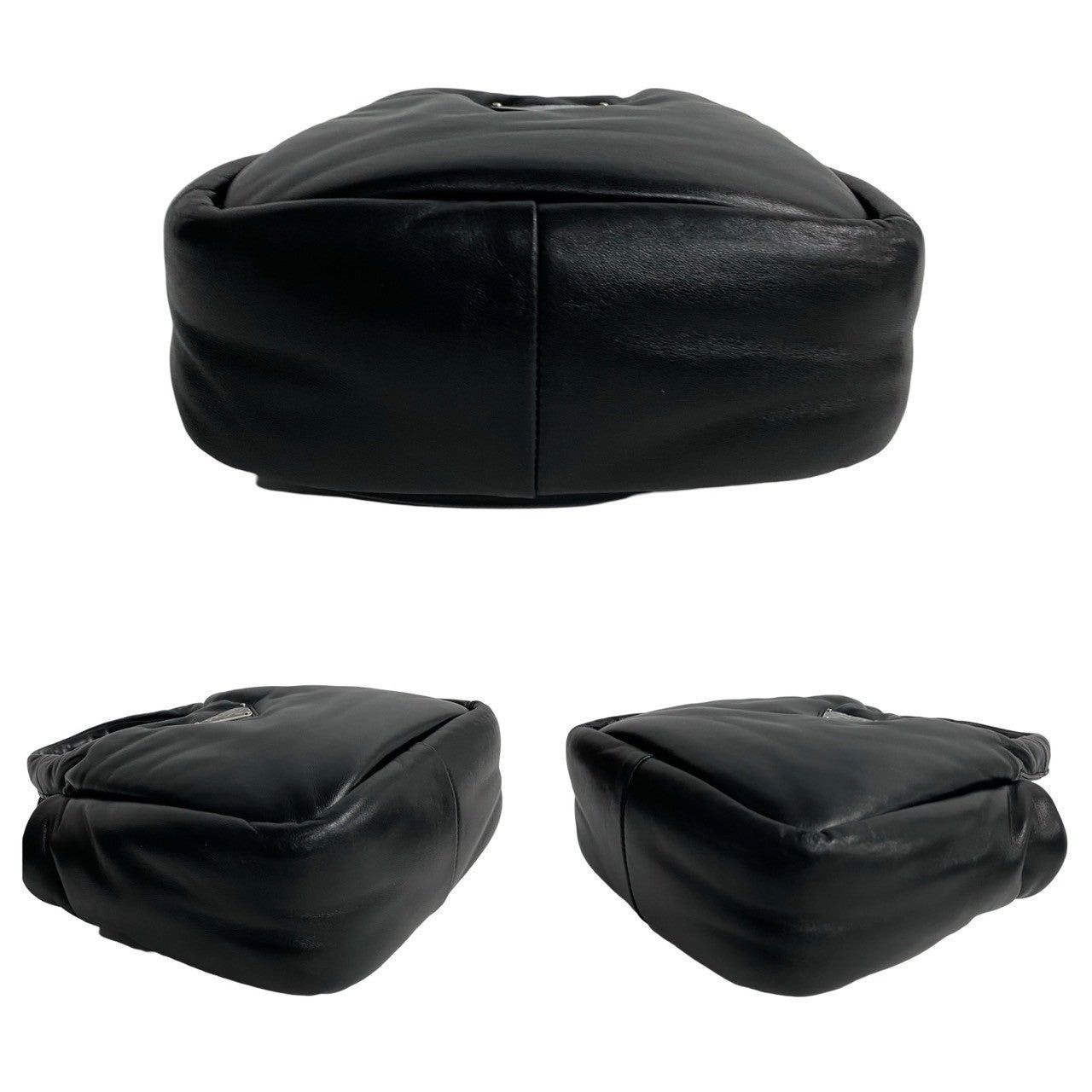 Prada Prada Shoulder Bag Black Leather Size ONE SIZE - 6 Thumbnail