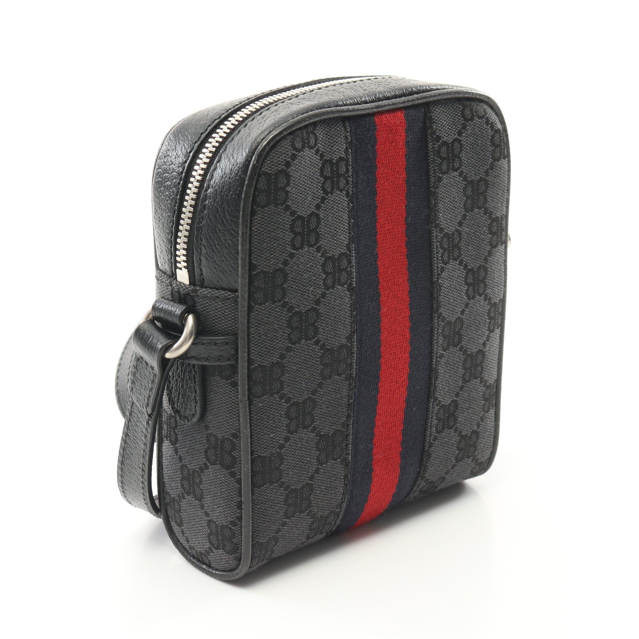 Balenciaga Balenciaga Balenciaga * Gucci Hacker Project Shoulder Bag Canvas Leather Black Multicolor Size ONE SIZE - 2 Thumbnail