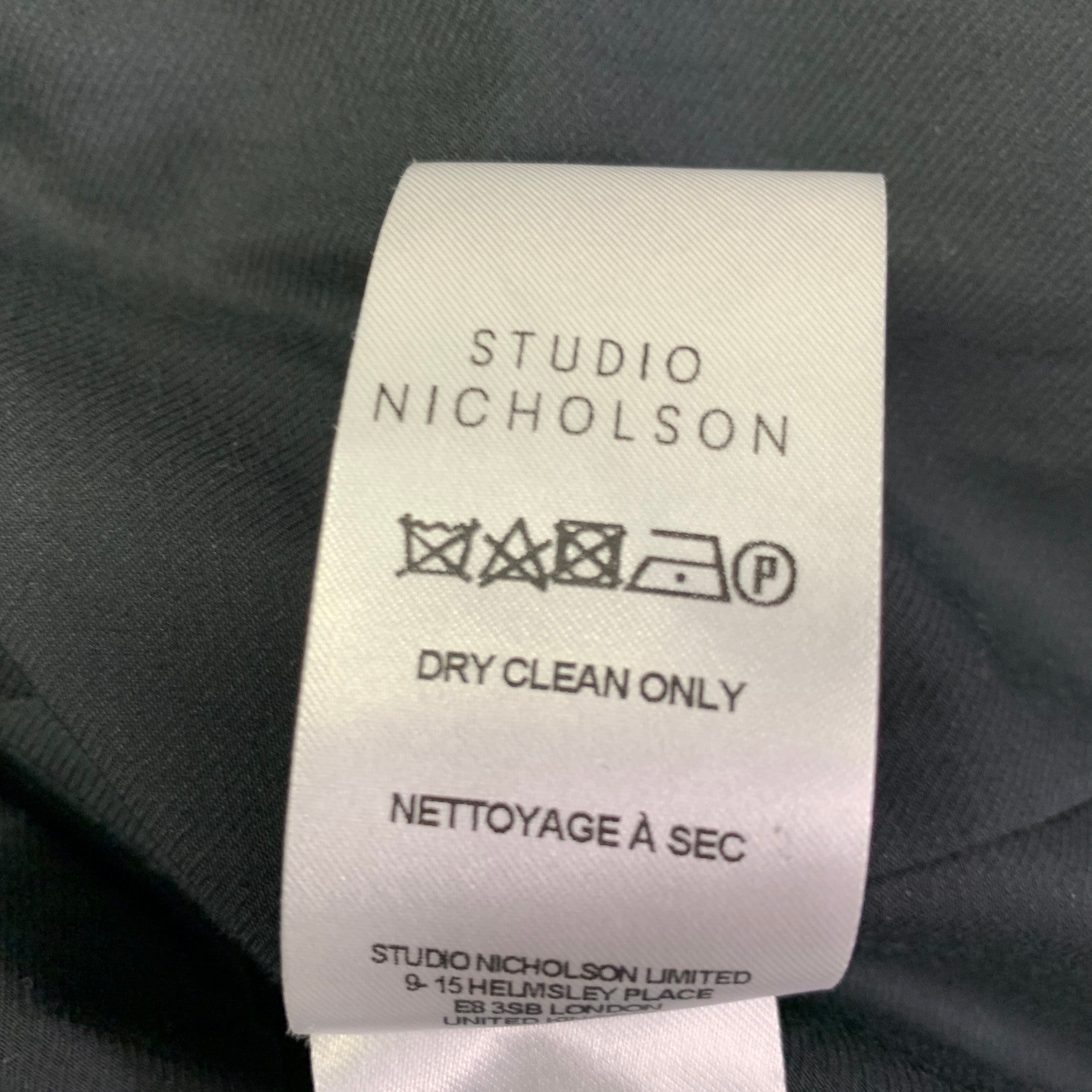 Studio Nicholson STUDIO NICHOLSON Navy Wool Polyester Double Breasted Jacket Size US M / EU 48-50 / 2 - 6 Preview